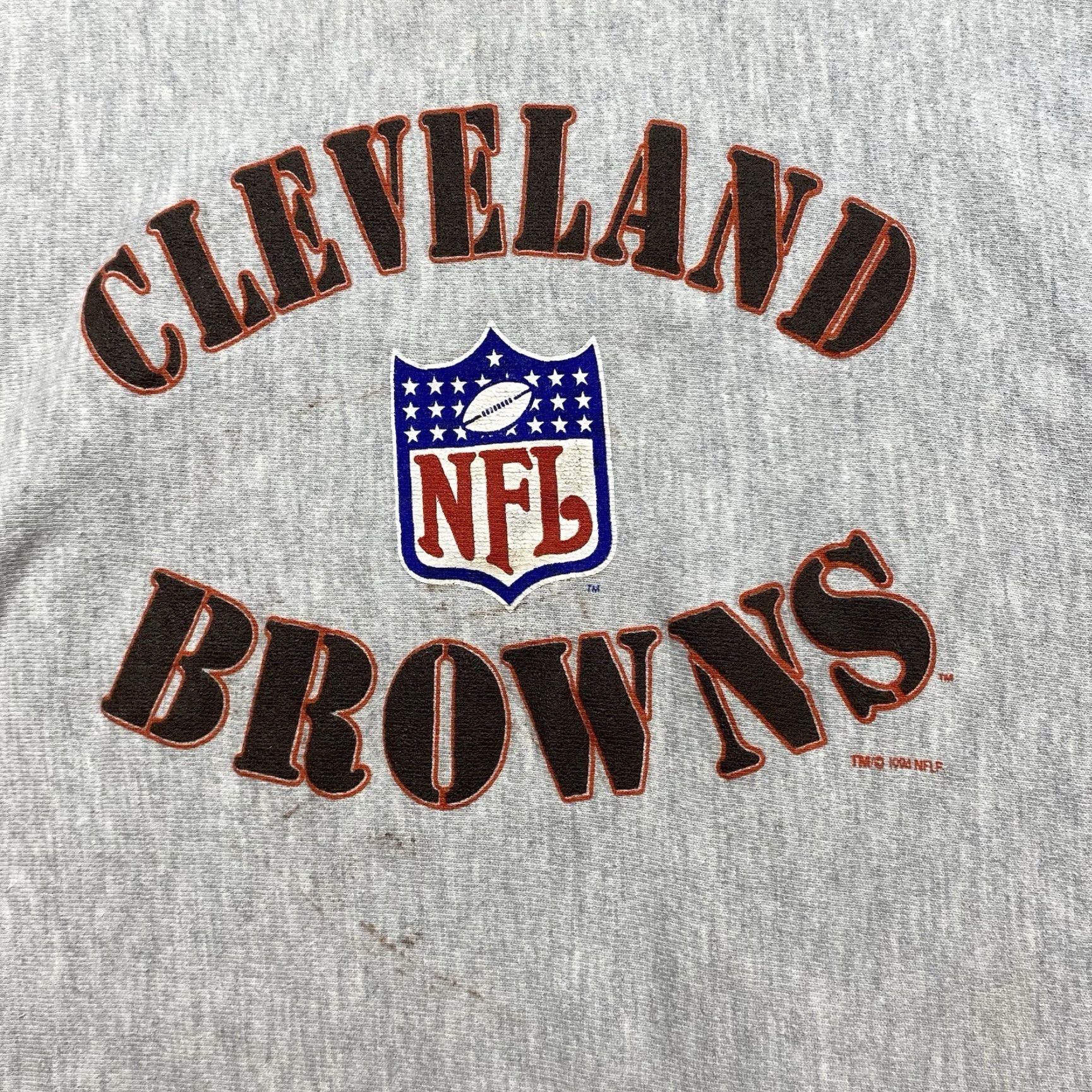 Champion Champion Pro Line Cleveland Brown NFL Reverse Weave Sweatshirt Sz 2XL Distressed Sweatshirt Size US XXL / EU 58 / 5 - 3 Thumbnail
