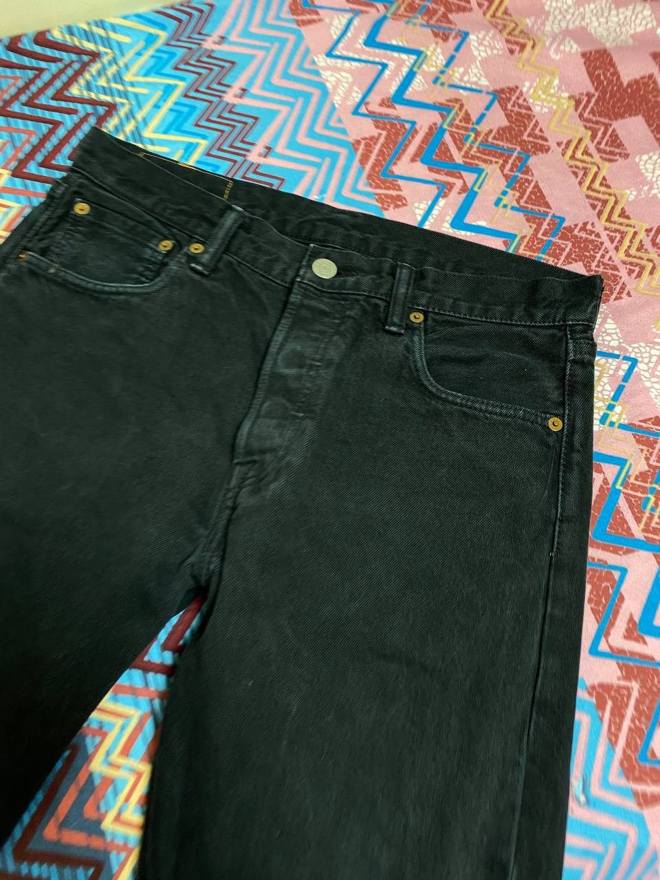 Levi's Y2K Levi's 501 logo jeans pants vintage w30 streetwear Size US 30 / EU 46 - 6 Thumbnail