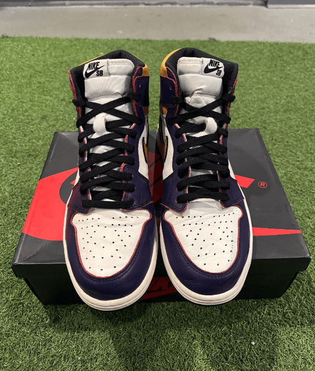 Jordan Brand Nike Air Jordan 1 High Defiant SB LA To Chicago Size 12 Size US 12 / EU 45 - 3 Thumbnail