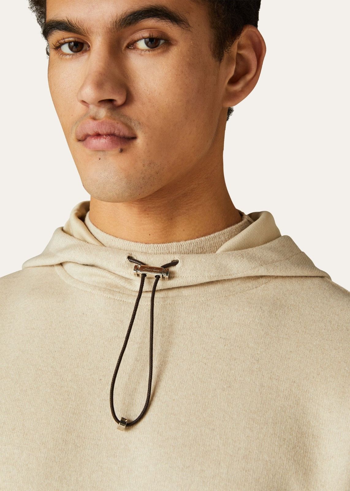 Loro Piana o1srvl11e1224 Oversized Drop-Shouldered Hoodie in Beige Size US S / EU 44-46 / 1 - 6 Thumbnail