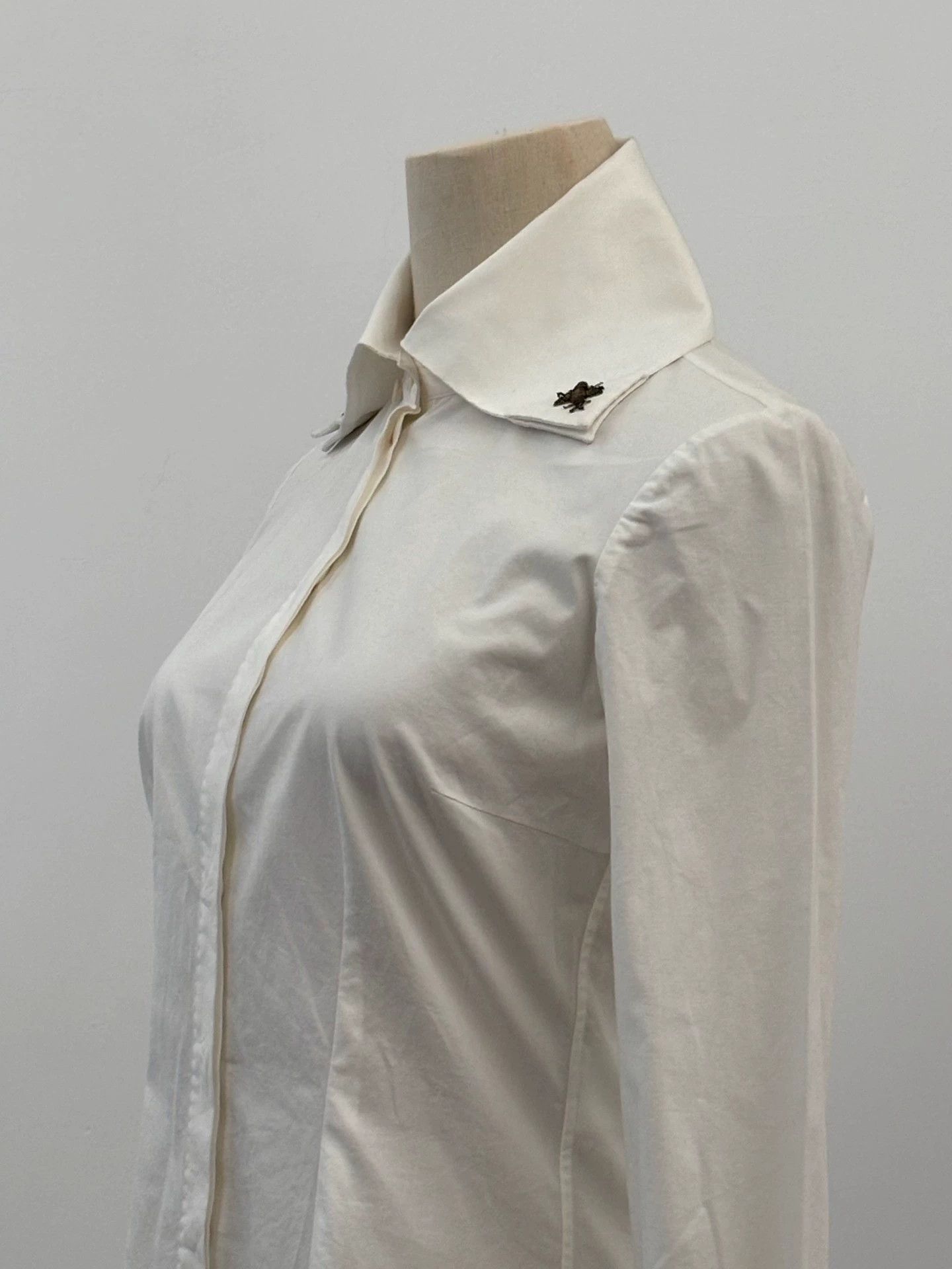 Alexander McQueen Alexander McQueen S/S2008 Bees Embroidered Shirt Size XS / US 0-2 / IT 36-38 - 1 Thumbnail