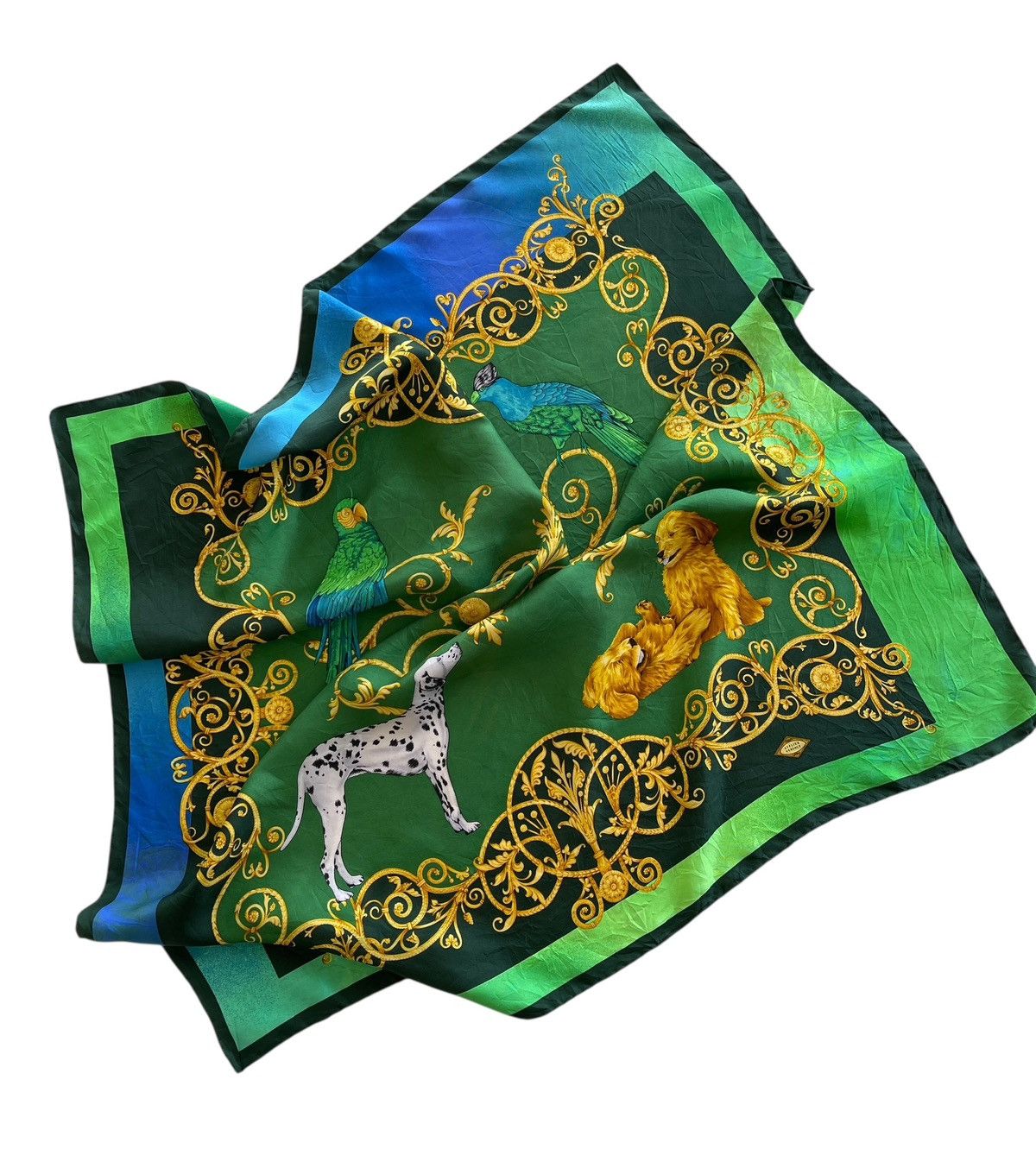 Versace Vintage Atelier Versace Luxury Silk Scarf Size ONE SIZE - 3 Thumbnail