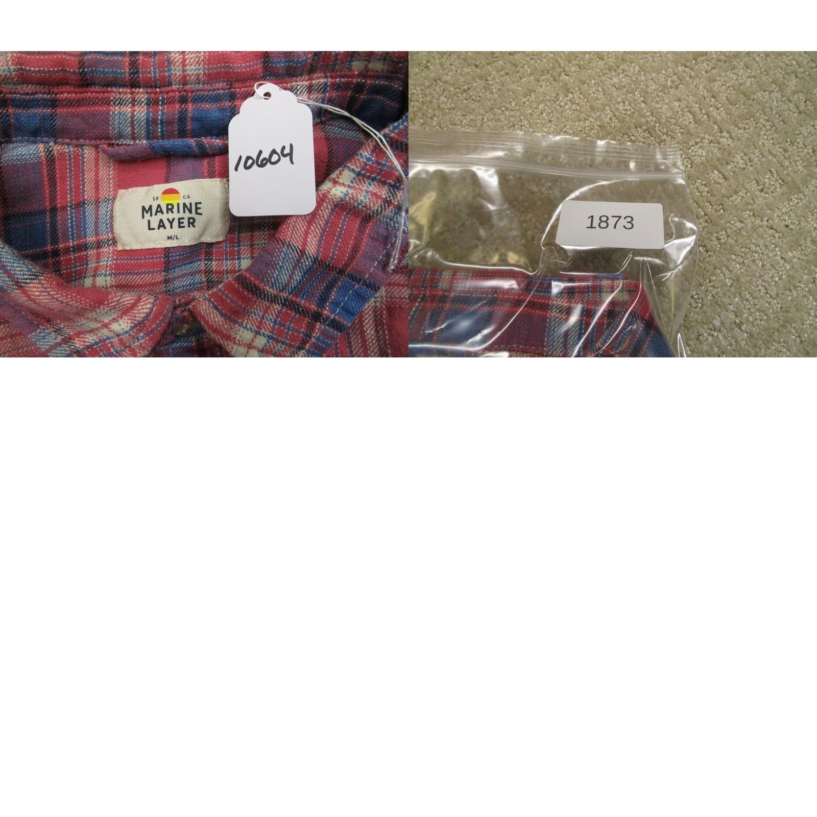 Marine Layer Marine Layer Shirt Men M Pink Plaid Long Sleeve Button-Up Cotton Size US M / EU 48-50 / 2 - 8 Thumbnail