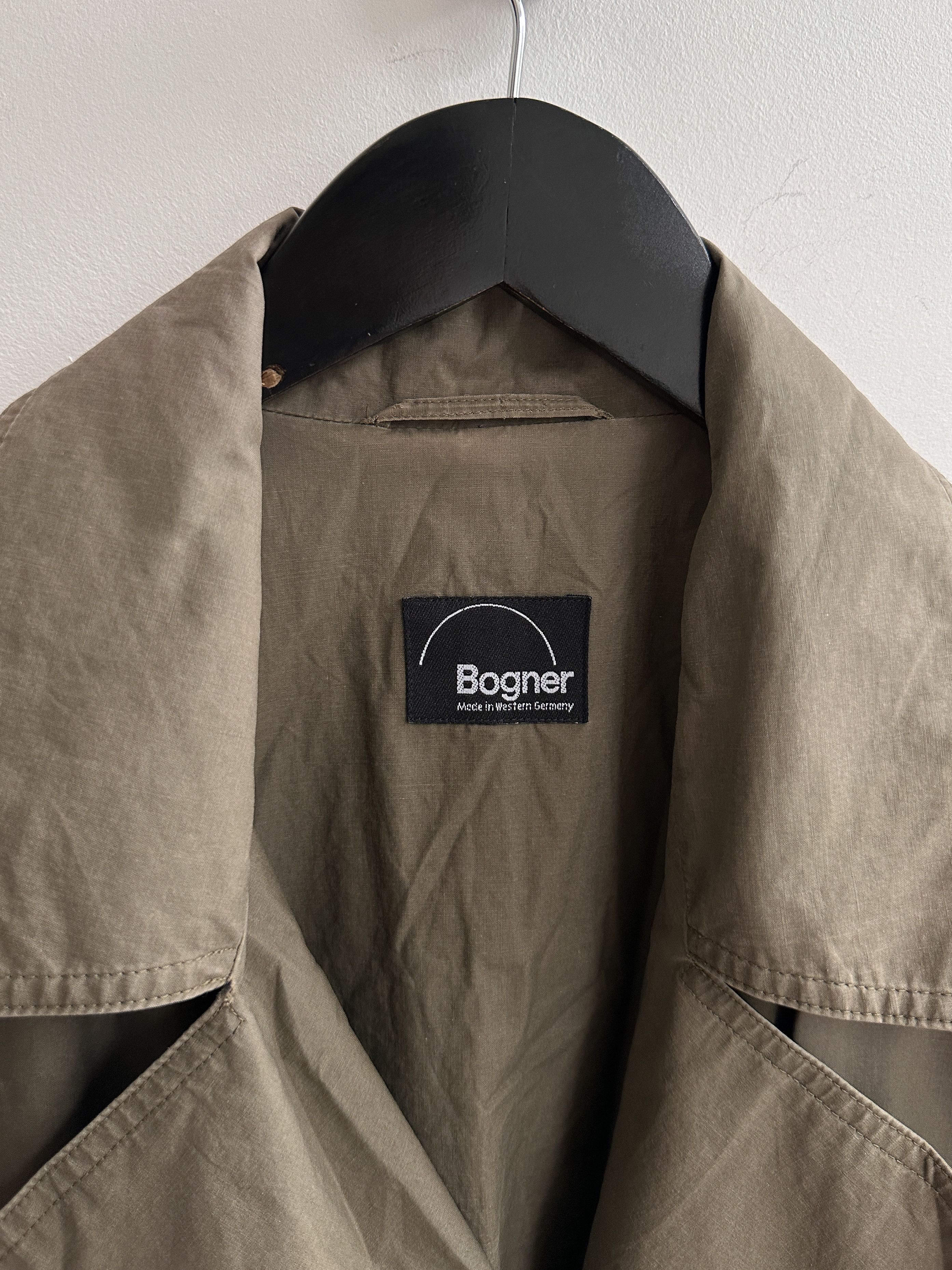 Bogner Bogner Beige Trench Coat Jacket Size L / US 10 / IT 46 - 8 Thumbnail