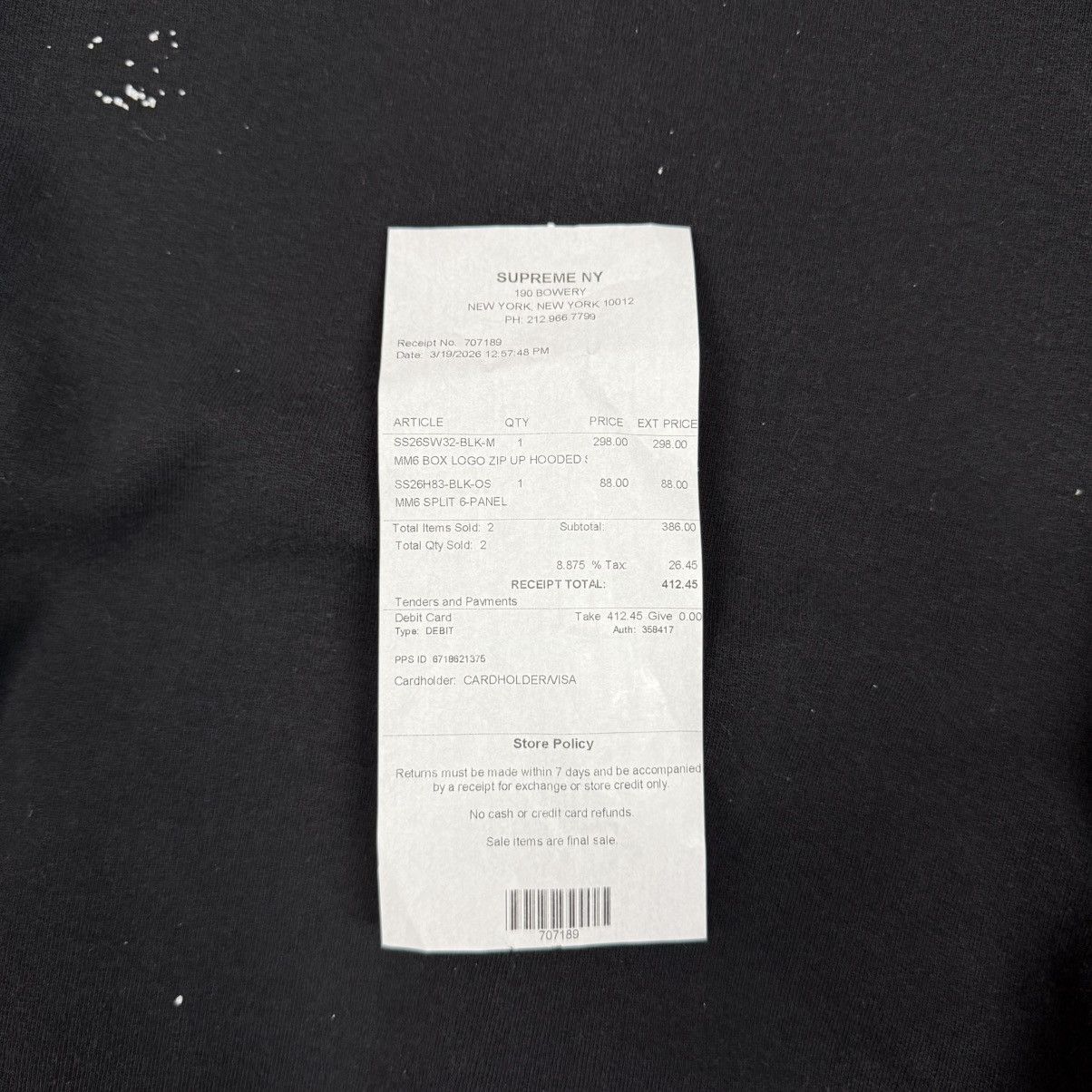 Maison Margiela × Supreme MM6 Box Logo Size US M / EU 48-50 / 2 - 10 Thumbnail