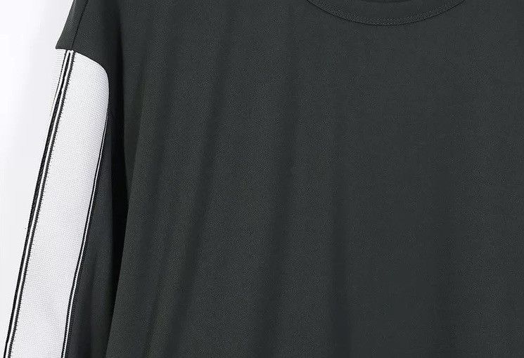 Other Dark Green Long Sleeve Top w/ White Stripe Detail – Size L Size US L / EU 52-54 / 3 - 4 Thumbnail