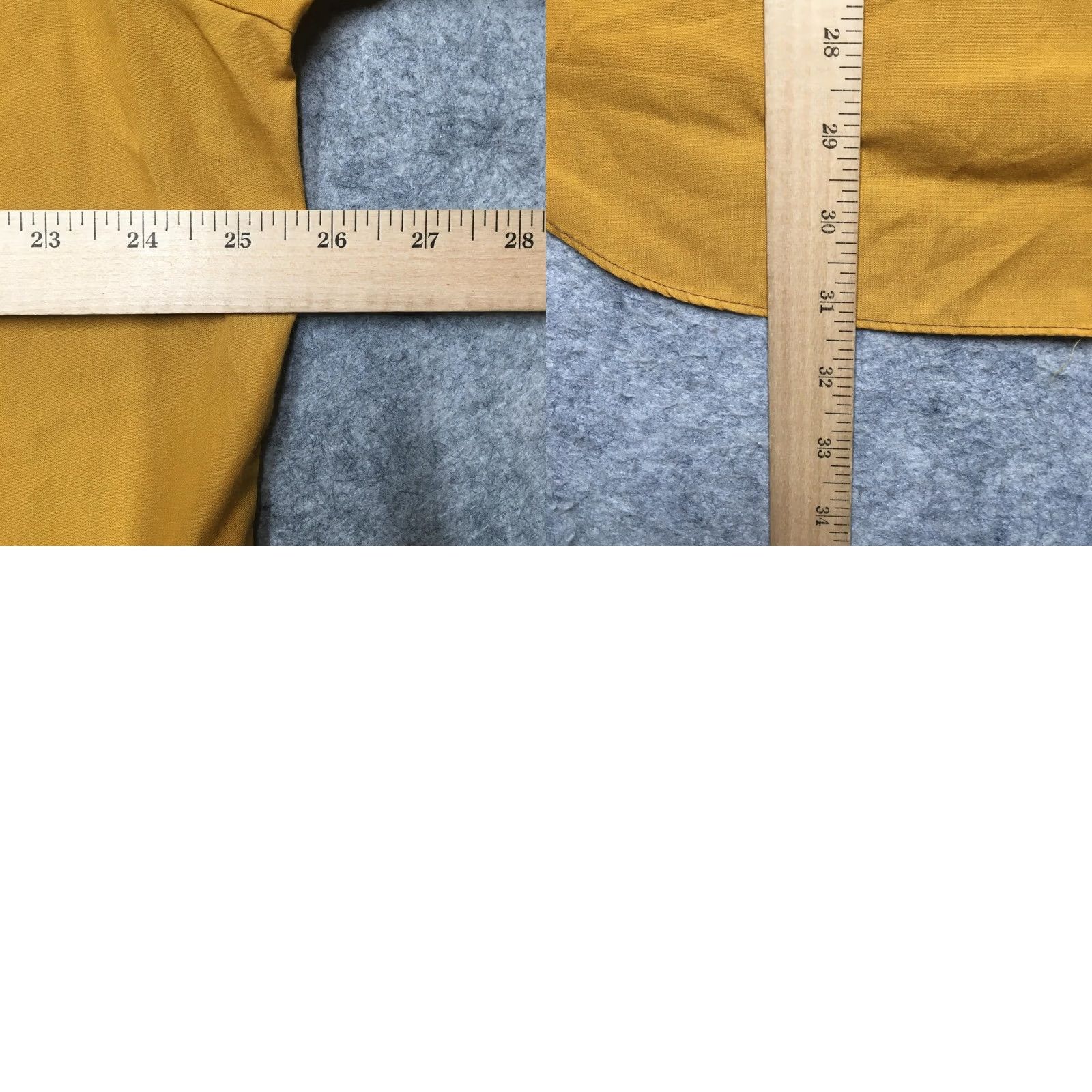 Vintage VTG Towncraft Dress Shirt Mens XL 17.5 Yellow Penn-Prest 70s Button Up Penneys Size 46R - 8 Thumbnail
