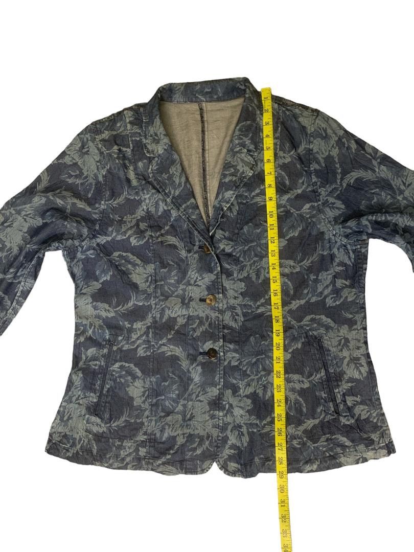 Vintage Vintage Floral Soft Denim Jackets Size M / US 6-8 / IT 42-44 - 8 Thumbnail