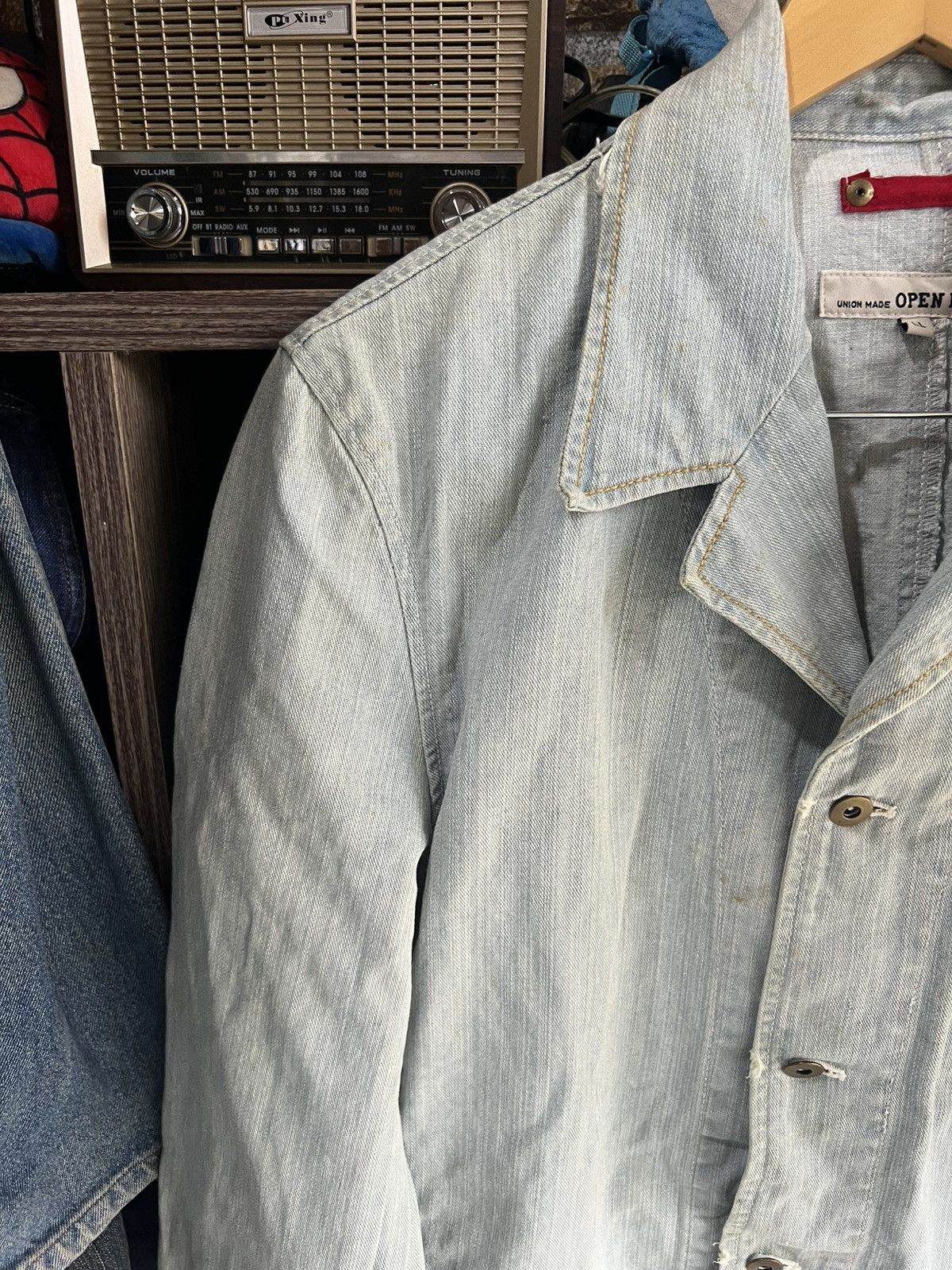 Japanese Brand 🔥Vintage Open Dich Union Made Denim Chore Jacket Size US M / EU 48-50 / 2 - 8 Thumbnail