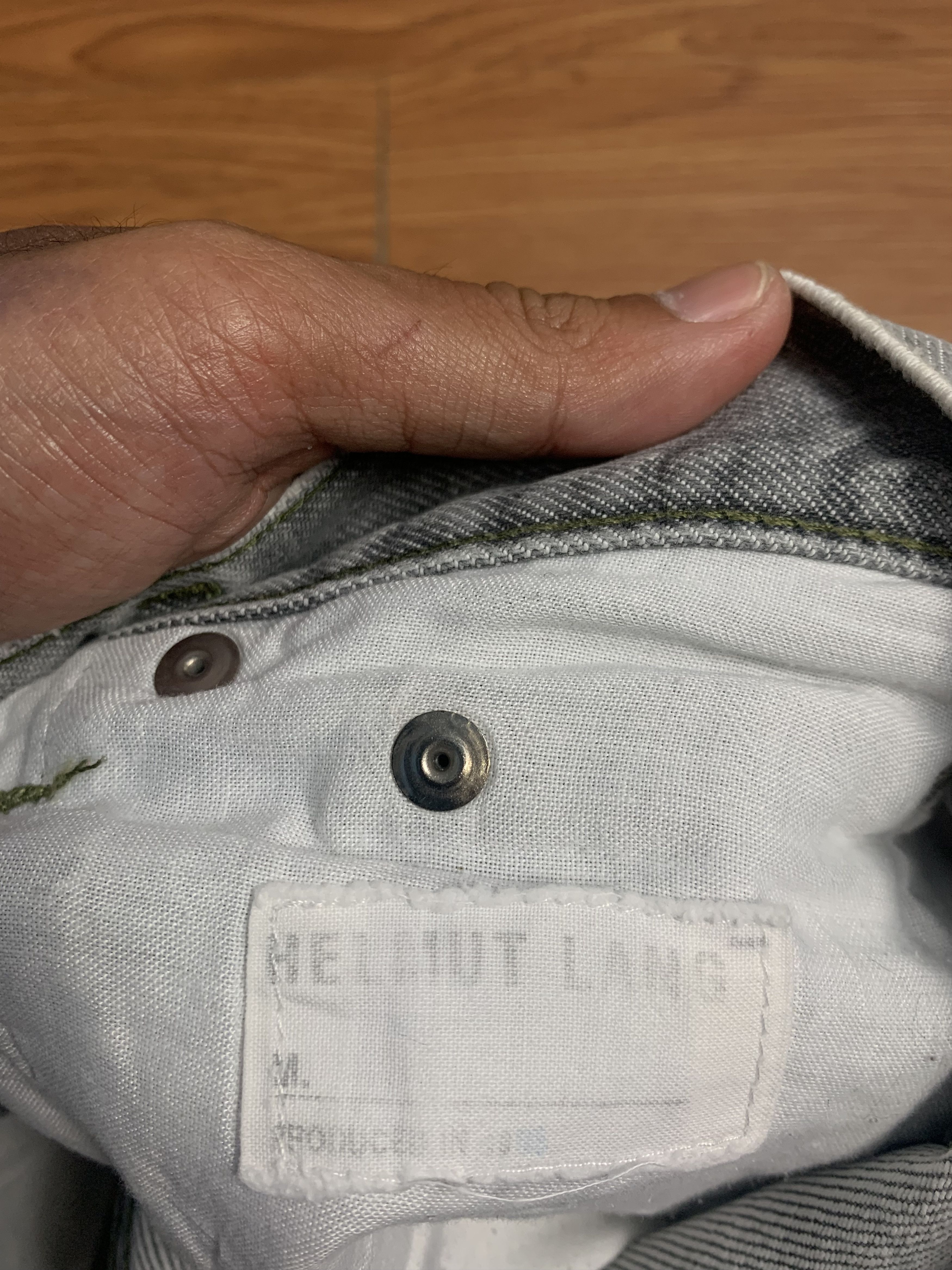 Helmut Lang Helmut Lang 1998 Gray Washed Denim Size US 29 - 9 Thumbnail