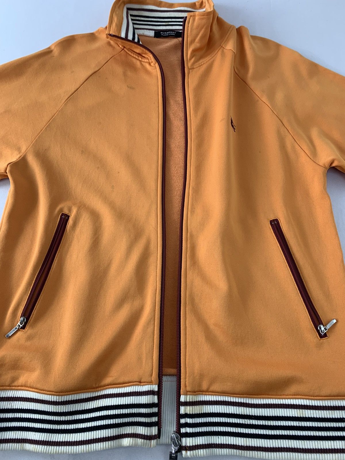 Burberry Burberry Black Label Orange Zip Up Hooded Plain Jacket Size US M / EU 48-50 / 2 - 4 Thumbnail