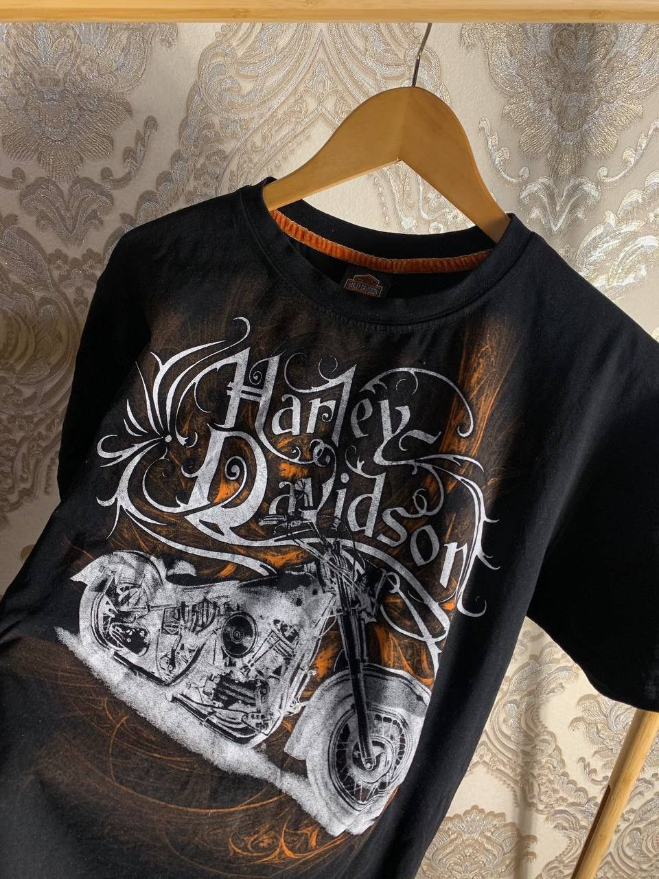 Harley Davidson × Vintage VERY RARE HARLEY DAVIDSON USA DOUBLE EMBLEM MOTO CYCLE RARE Size US XXL / EU 58 / 5 - 4 Thumbnail