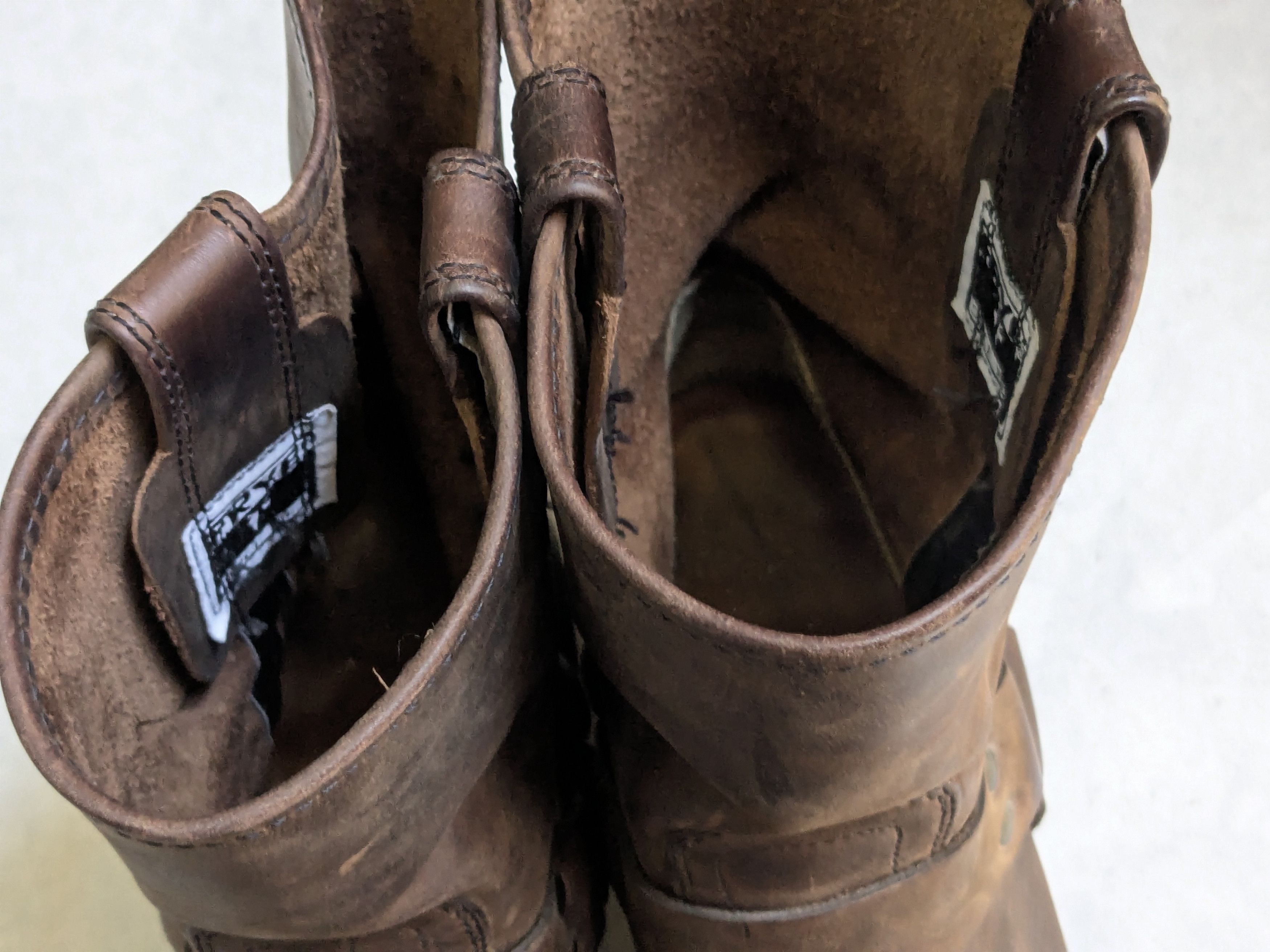 Frye Frye Harness Boots Brown Leather 10 M Buckle Size US 10 / EU 43 - 2 Thumbnail