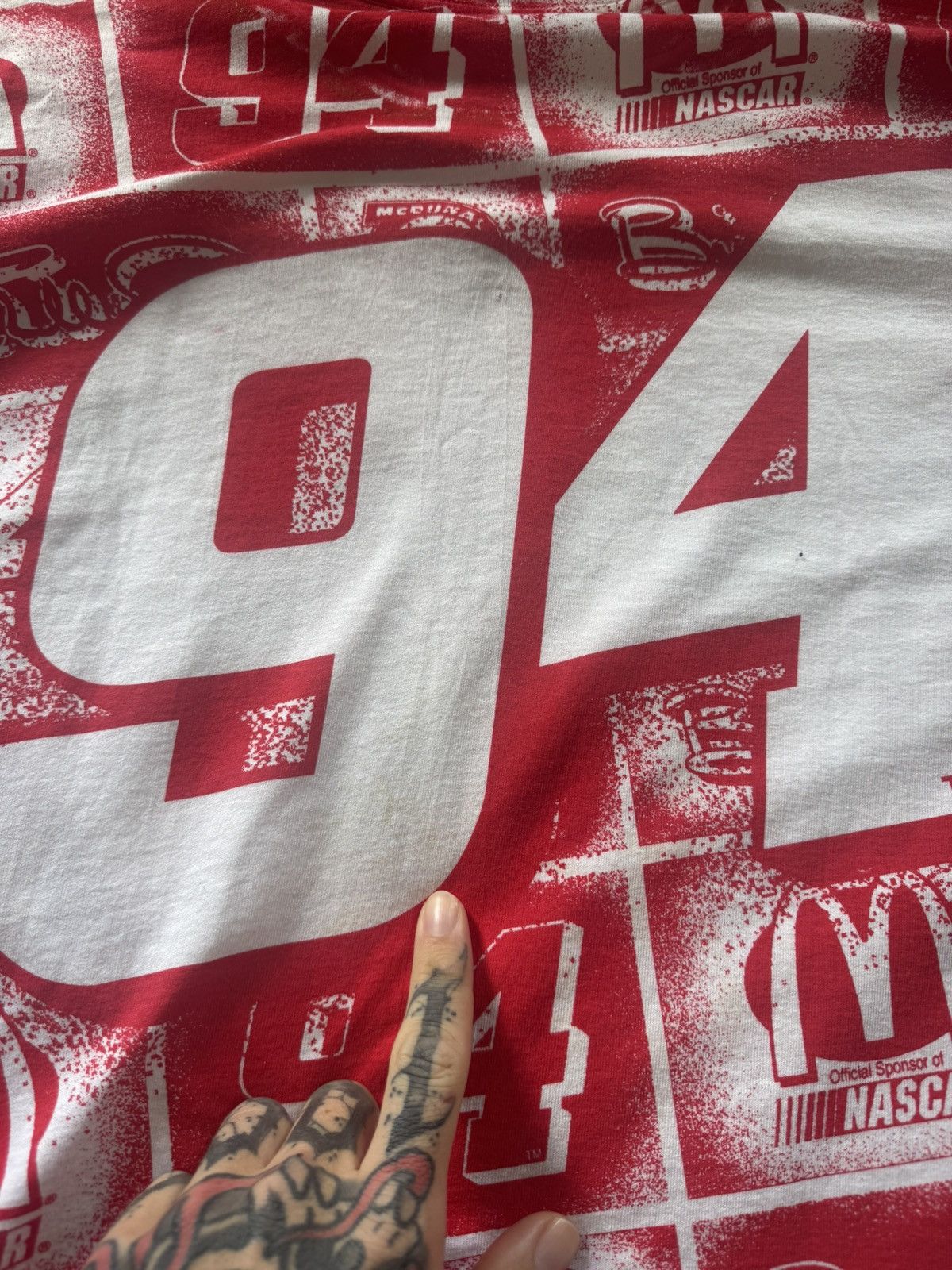 Vintage vintage AOP Mcdonald’s racing Bill Elliott nascar shirt Size US XL / EU 56 / 4 - 7 Thumbnail