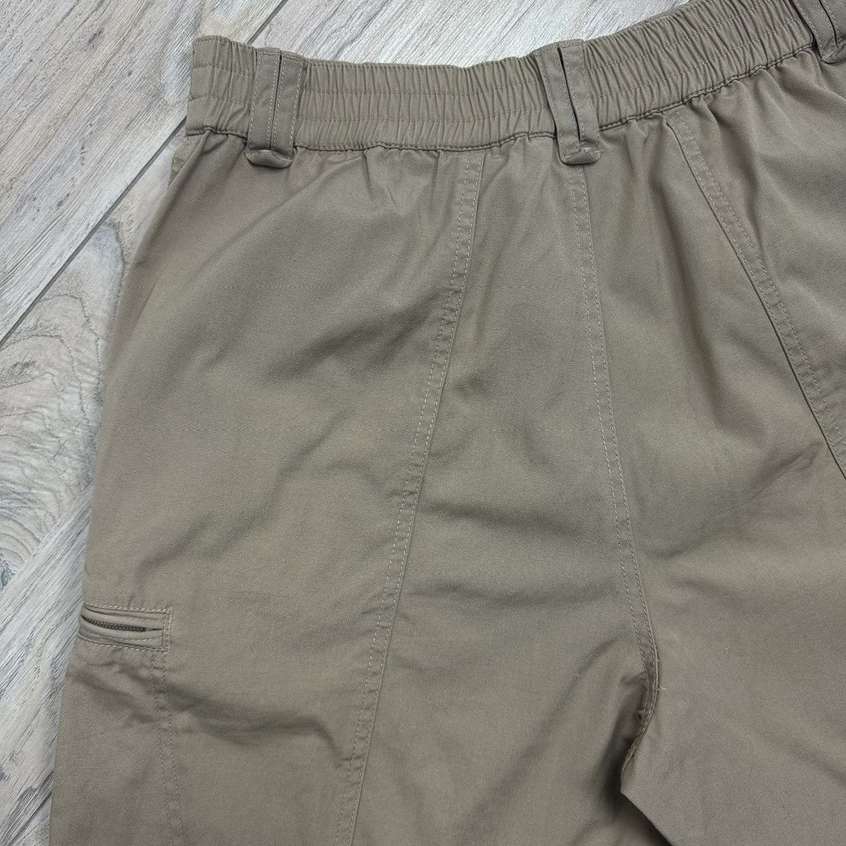 Lotto Sport Vintage Y2K Lotto Beige Tan Cotton Multi Pocket Shorts Size US 28 / EU 44 - 9 Thumbnail