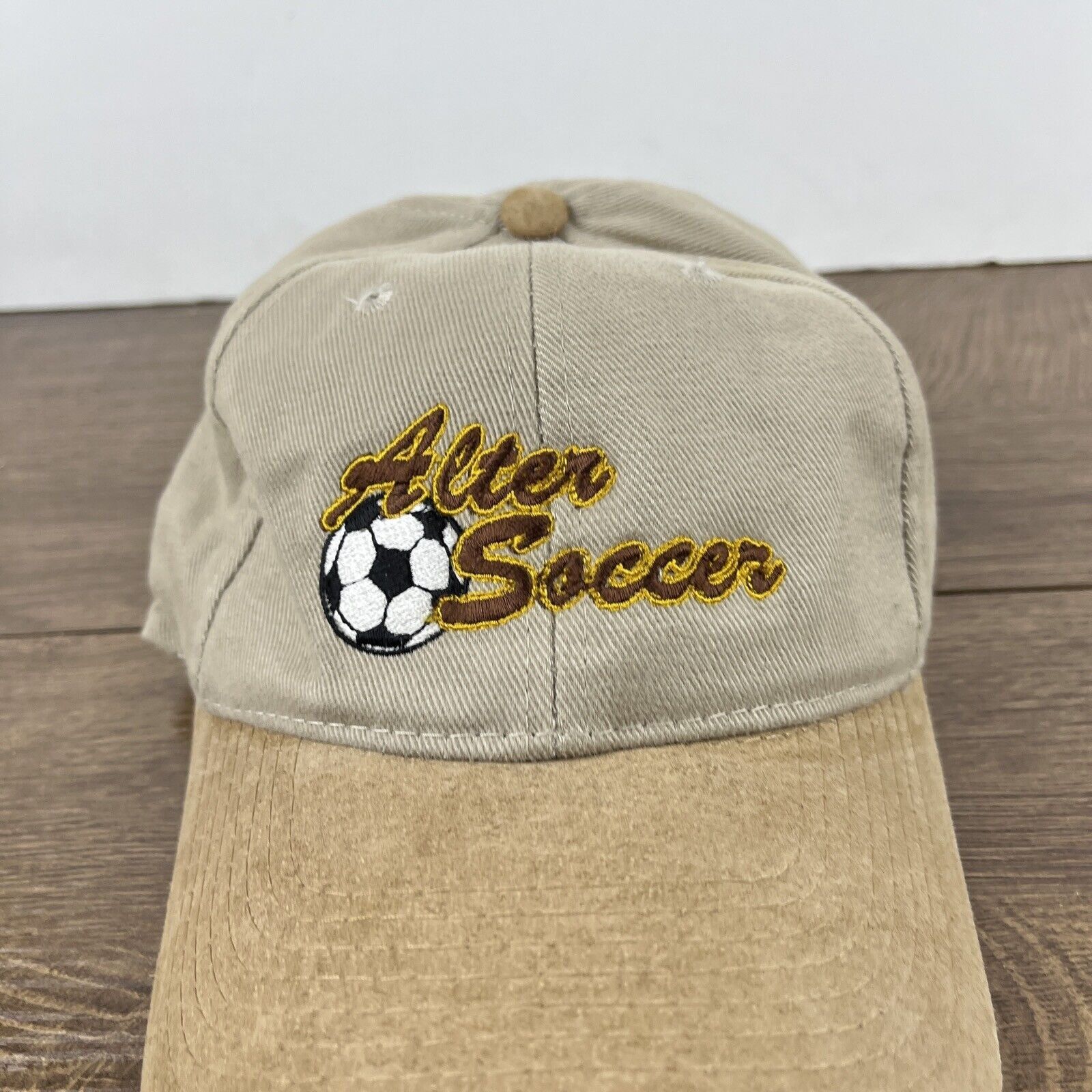 Other Alter Knights Soccer Hat Tan Brown Hat Adjustable Snapback A Size ONE SIZE - 7 Thumbnail