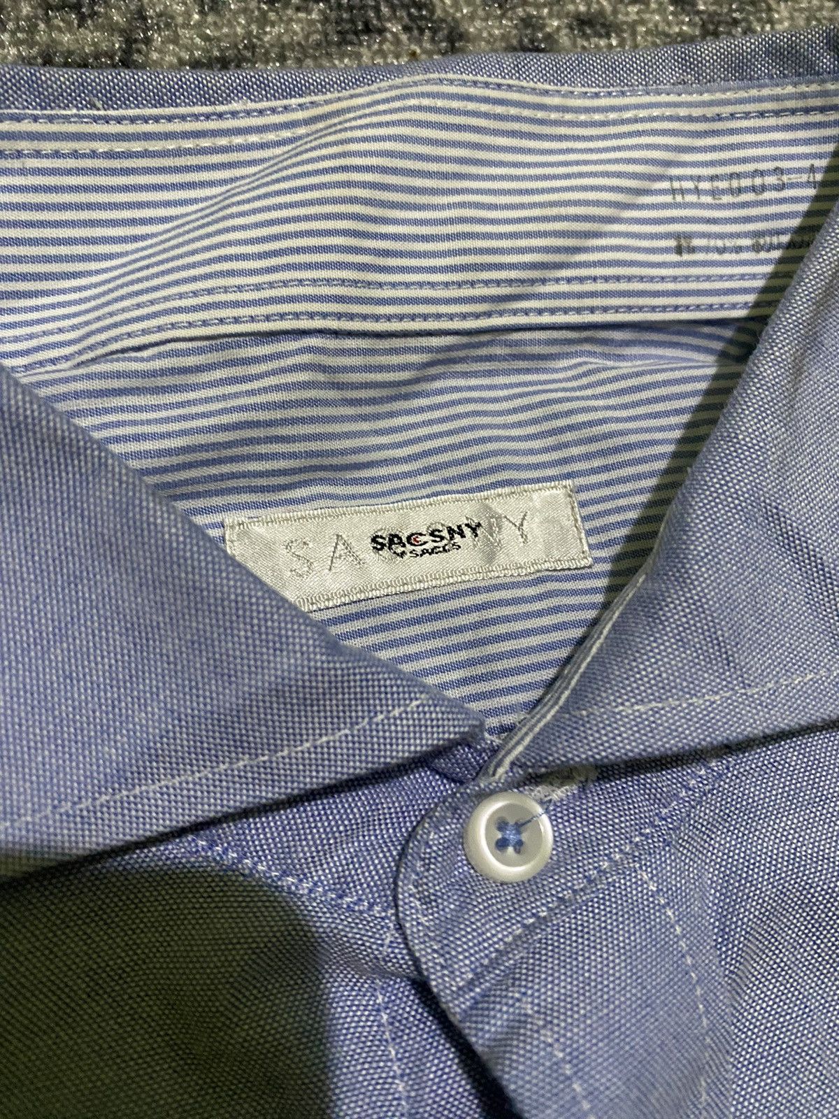 Japanese Brand × Y's for Men × Yohji Yamamoto Yohji Yamamoto Sacsny Y’saccs shirt Size US L / EU 52-54 / 3 - 3 Thumbnail