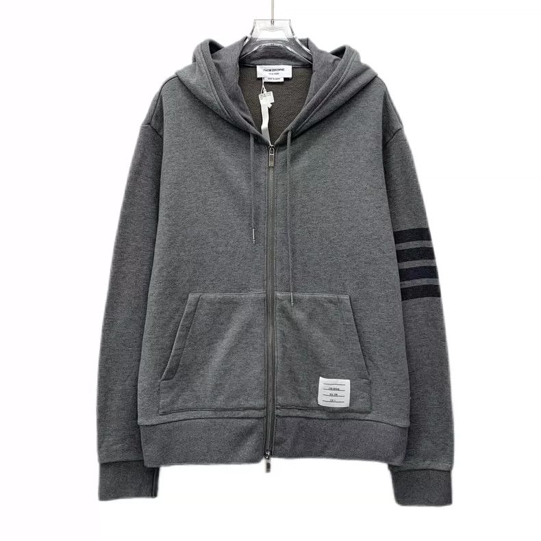 Thom Browne Thom Browne size4 Tie-down pull zipper long sleeve hoodie j Size US XL / EU 56 / 4 - 1 Thumbnail