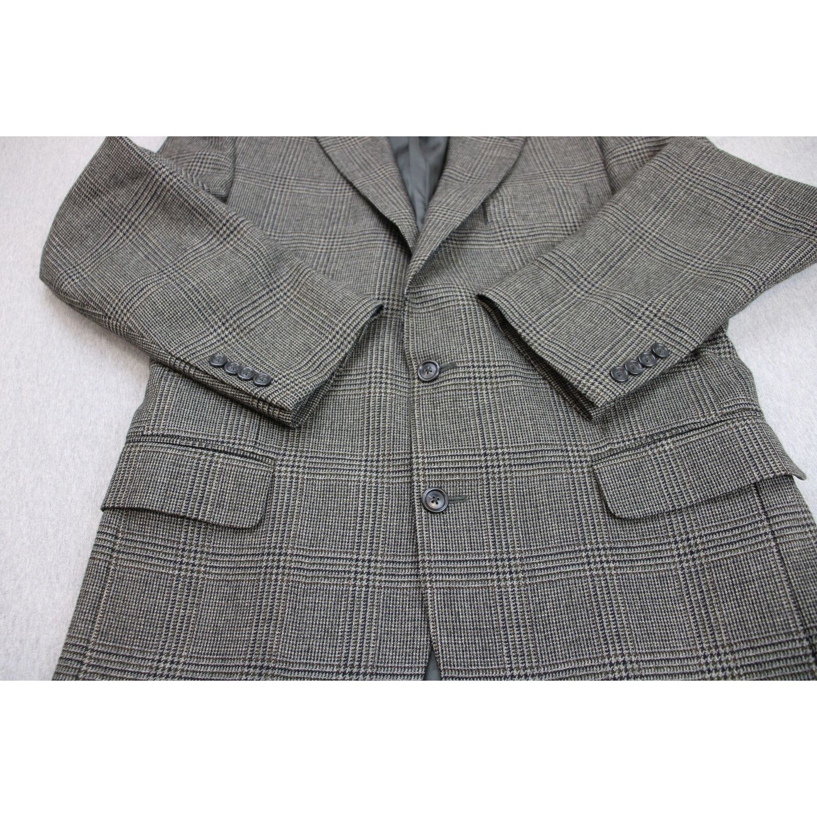 Jos. A. Bank Jos A Bank Blazer Mens 41R 100% Wool Lined 2 Button Size 40R - 7 Thumbnail