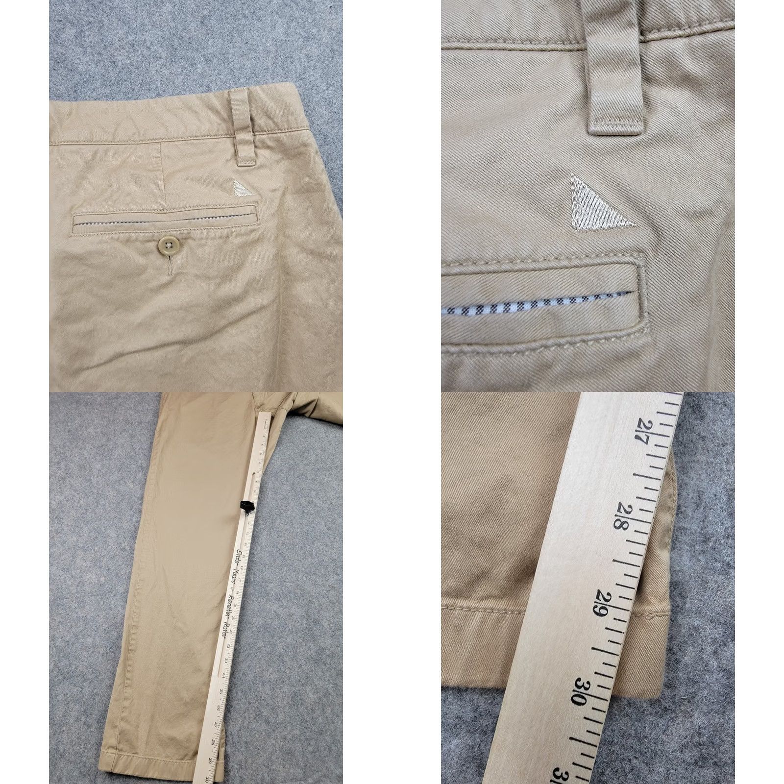 UNTUCKit UNTUCKit Chino Pants Mens 32x32 Tan Relaxed Fit Stretch Pima Cotton Casual Size US 32 / EU 48 - 9 Thumbnail