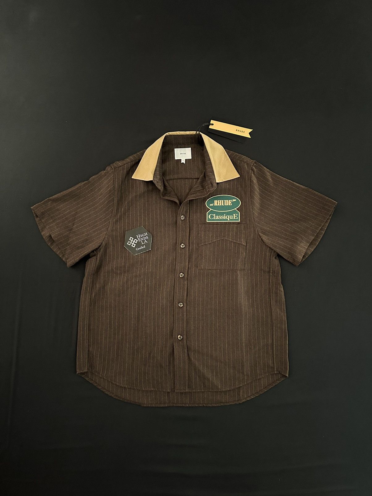 Rhude Rhude Brown Mechanic shirt Size US M / EU 48-50 / 2 - 1 Thumbnail