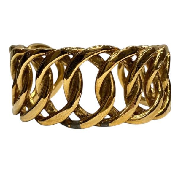 Chanel Chanel Chanel Vintage Bracelet Metal Bangle DUTY FREE for USA Size ONE SIZE - 1 Thumbnail
