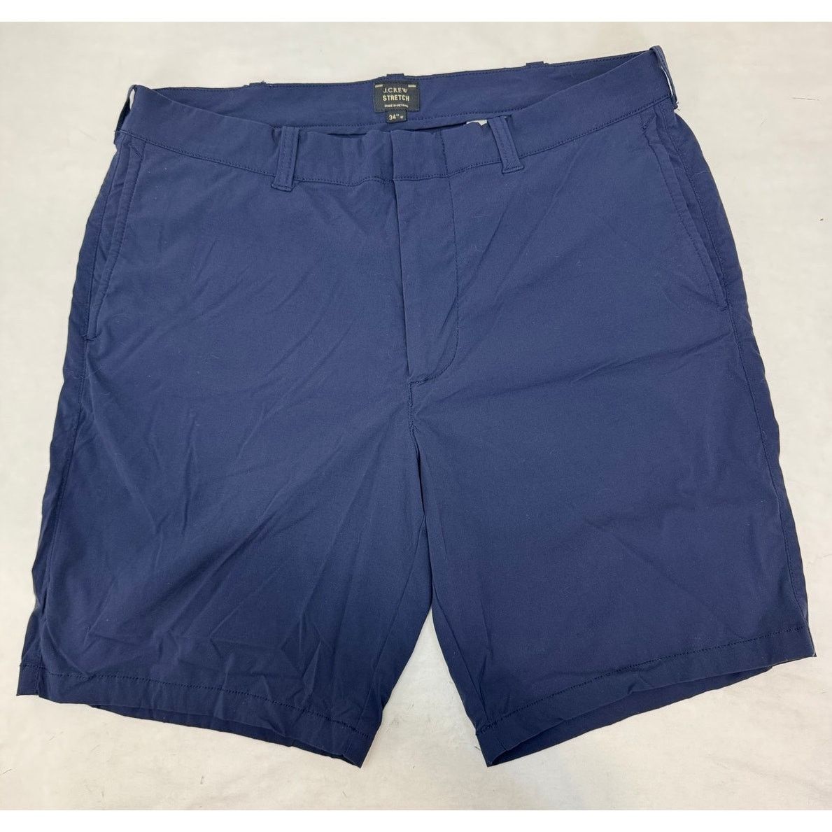 J.Crew J. Crew Stretch Chino Shorts Blue Nylon Men's Size 34 Size US 34 / EU 50 - 1 Thumbnail
