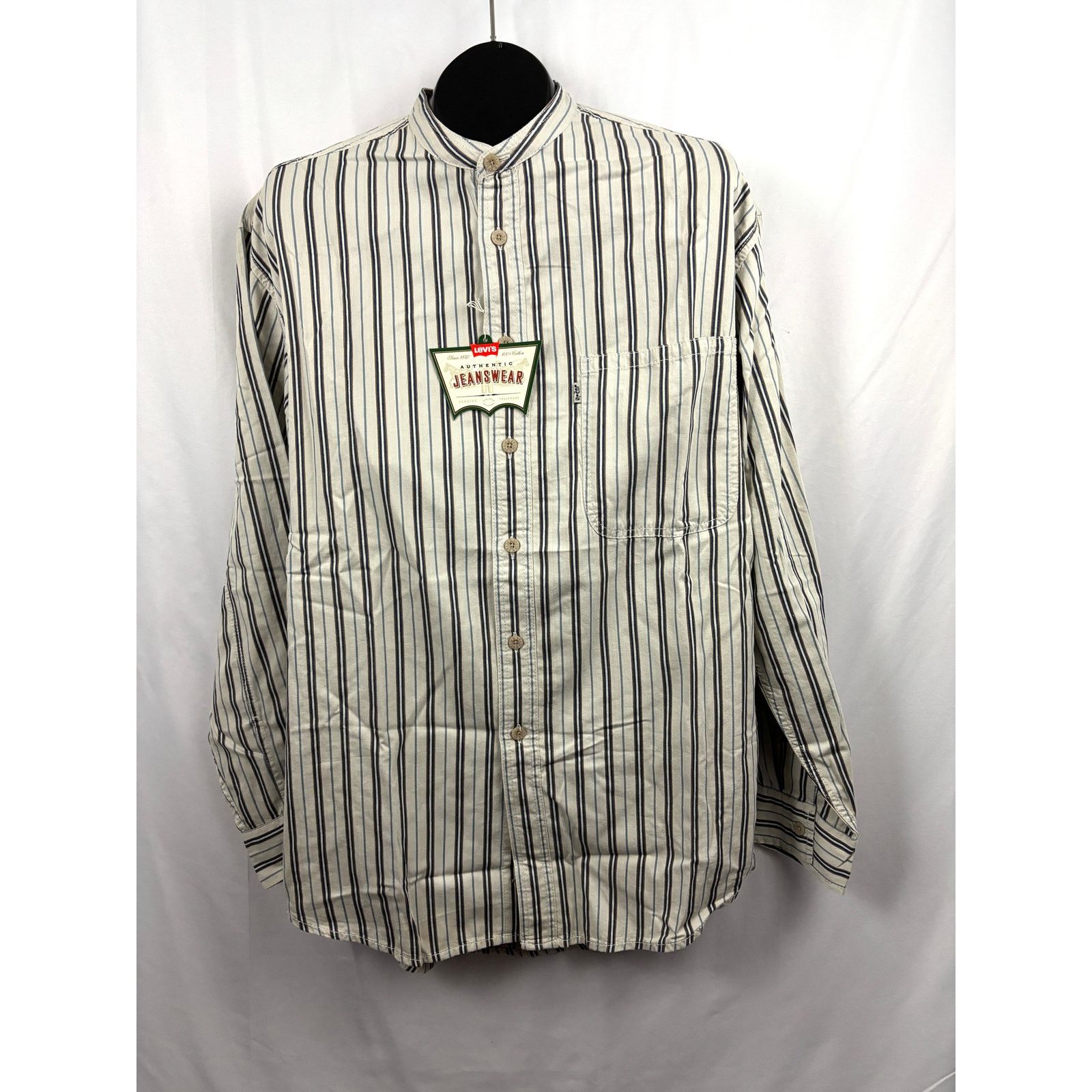 Levi's Vintage Levi’s Striped Button Shirt Men’s Medium 90s Size US M / EU 48-50 / 2 - 13 Thumbnail