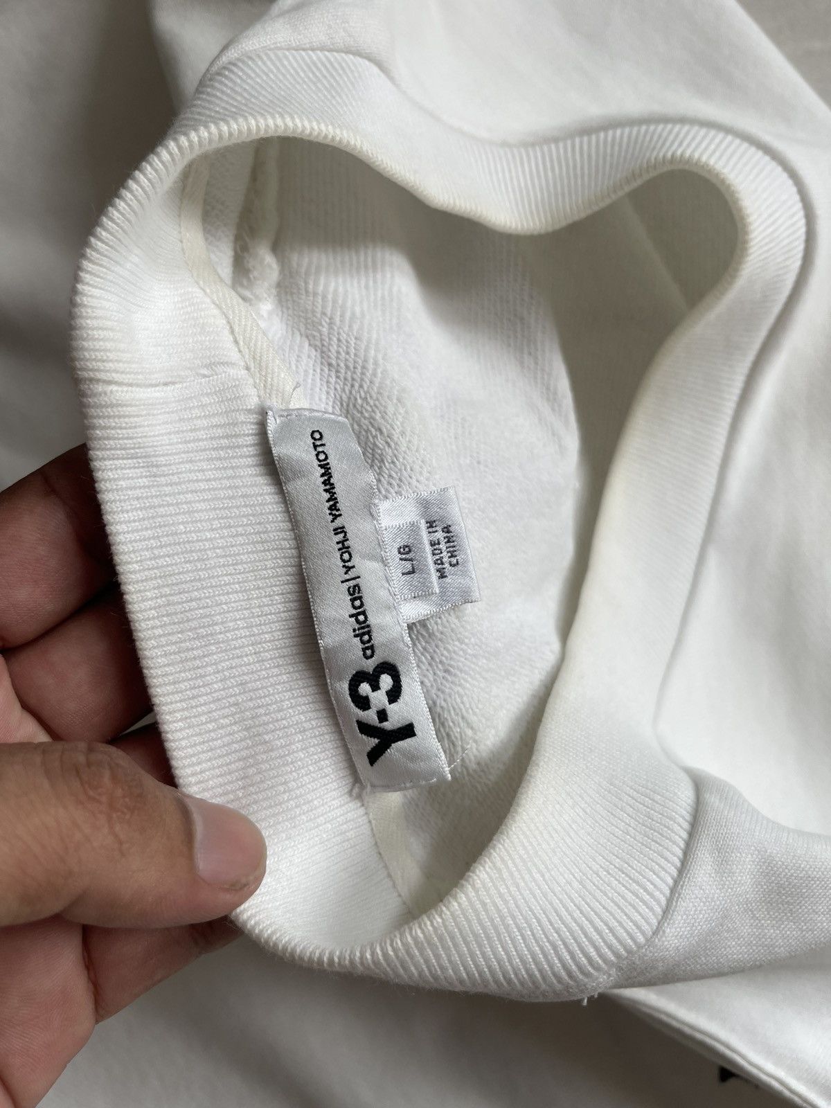 Yohji Yamamoto Yohji Yamamoto Y-3 Signature Sweatshirt Size US L / EU 52-54 / 3 - 14 Thumbnail