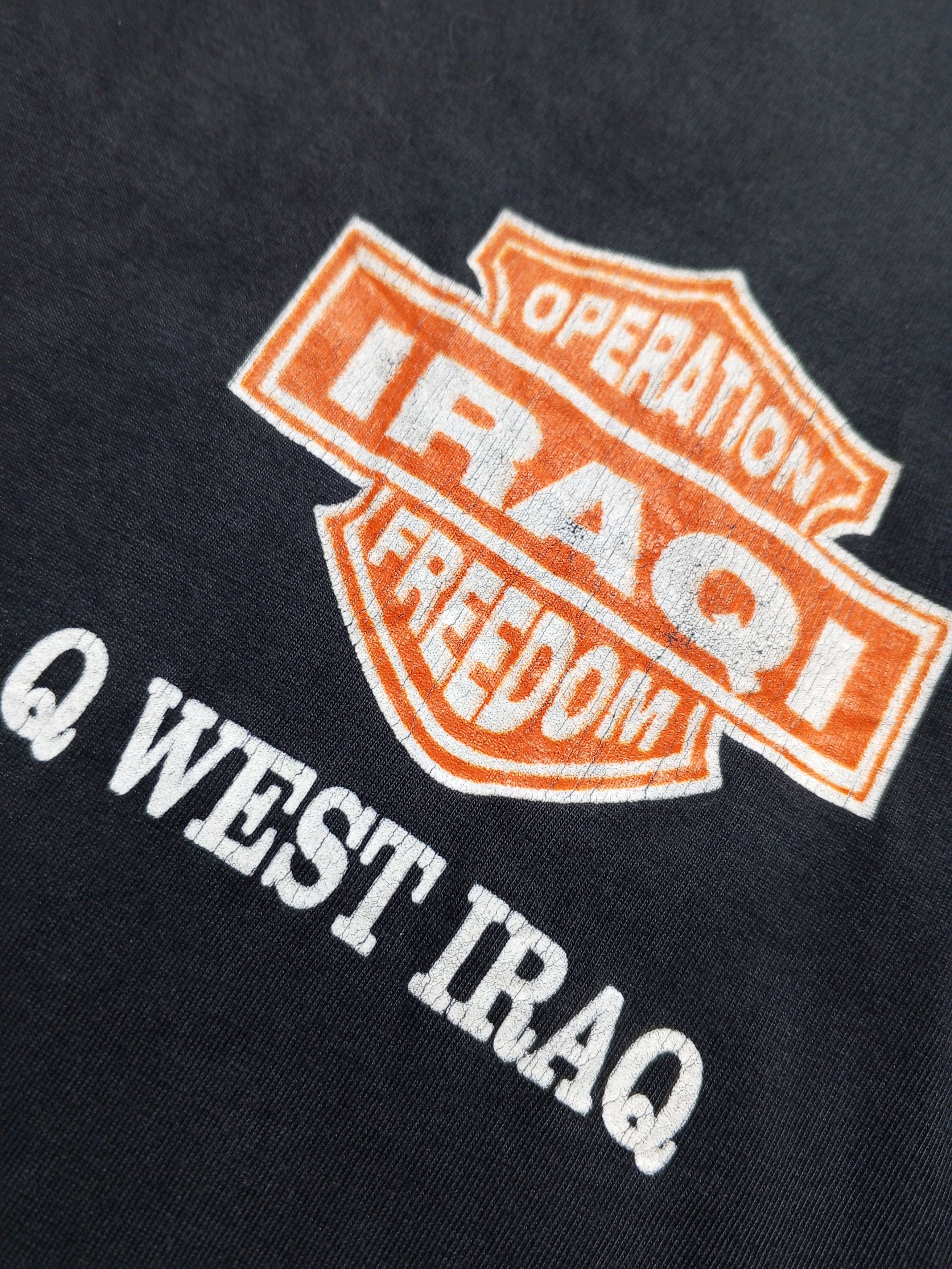 Vintage Vintage Crazy Faded Q West Iraq Operation Freedom Size US M / EU 48-50 / 2 - 4 Thumbnail