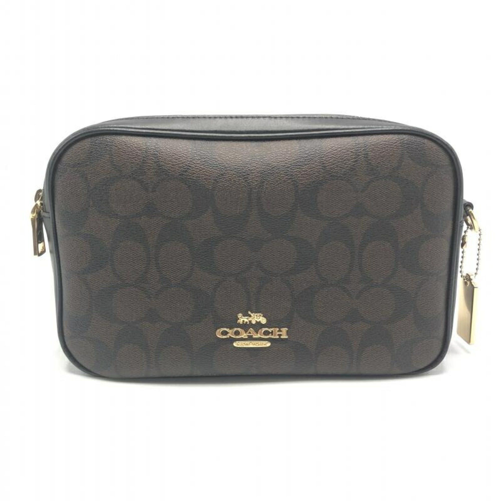 image of Coach Signature Camera Bag Brown F68168 Coach in Blue, Women's