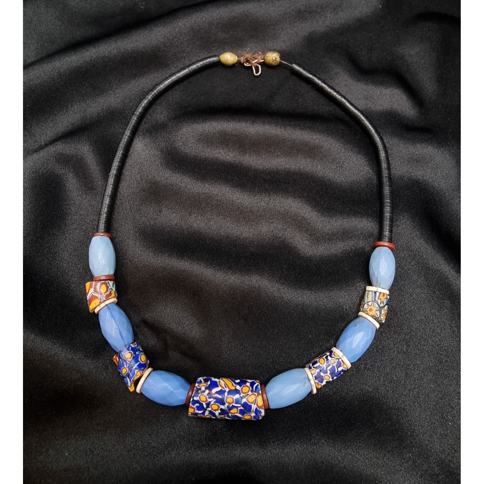 Vintage Antique Venetian Millefiori African Trade Bead Necklace With Size ONE SIZE - 2 Thumbnail