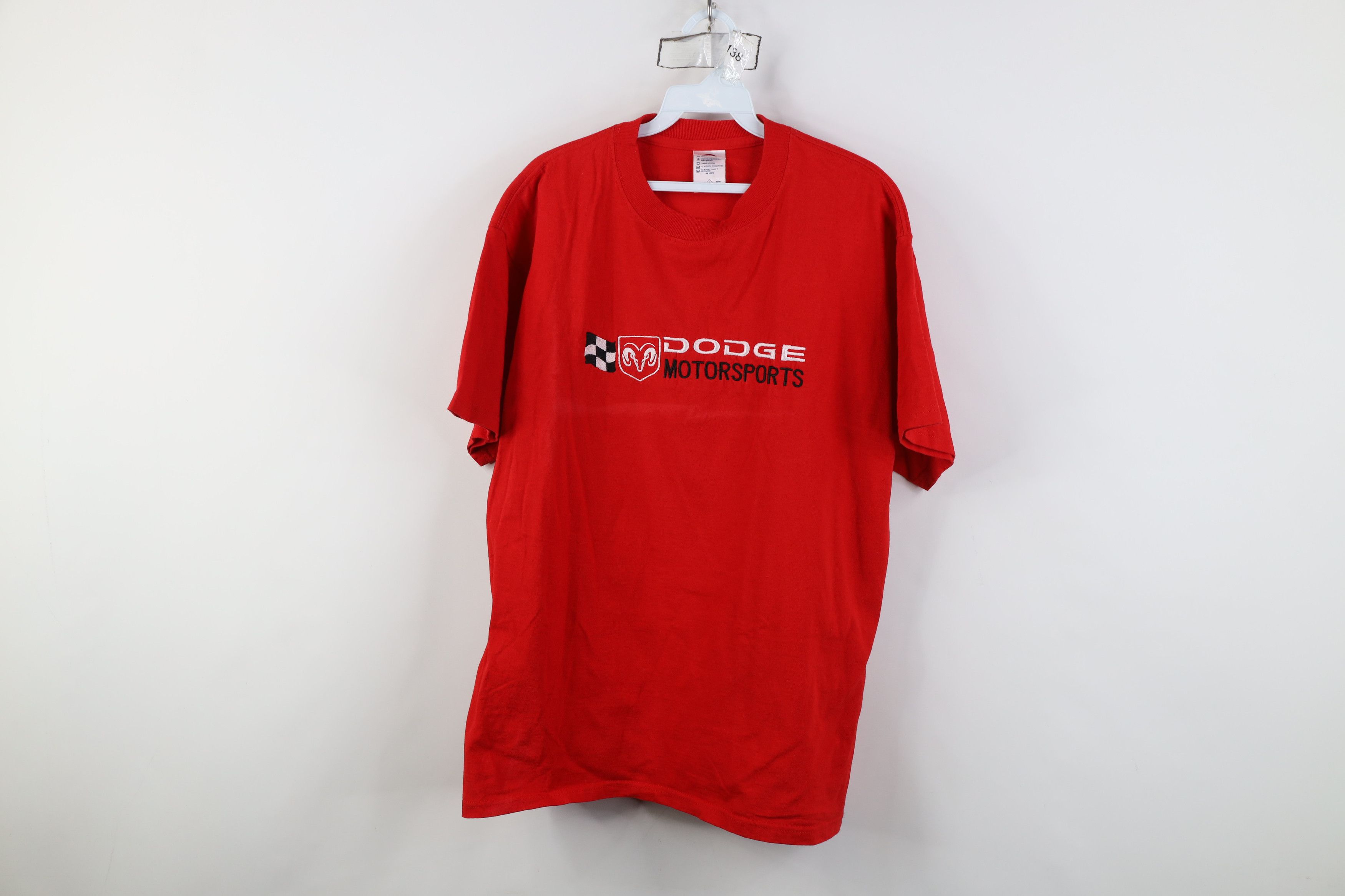 Vintage Vintage 90s Y2K Streetwear Dodge Motorsports Racing T-Shirt Size US L / EU 52-54 / 3 - 1 Thumbnail