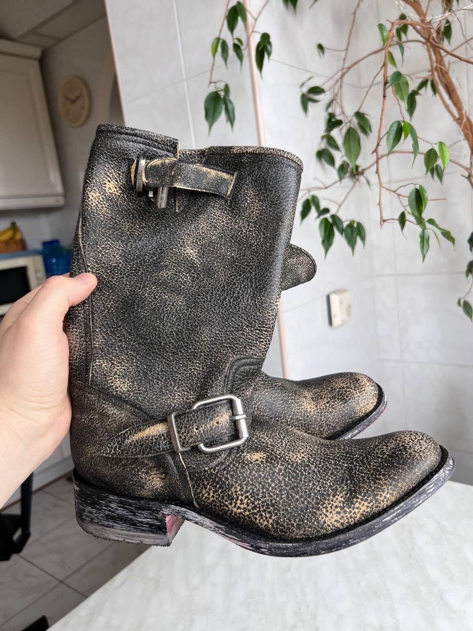 Other Marlboro Leather Ankle Boots Western cowboy mexico grunge Size US 6 / EU 39 - 1 Thumbnail