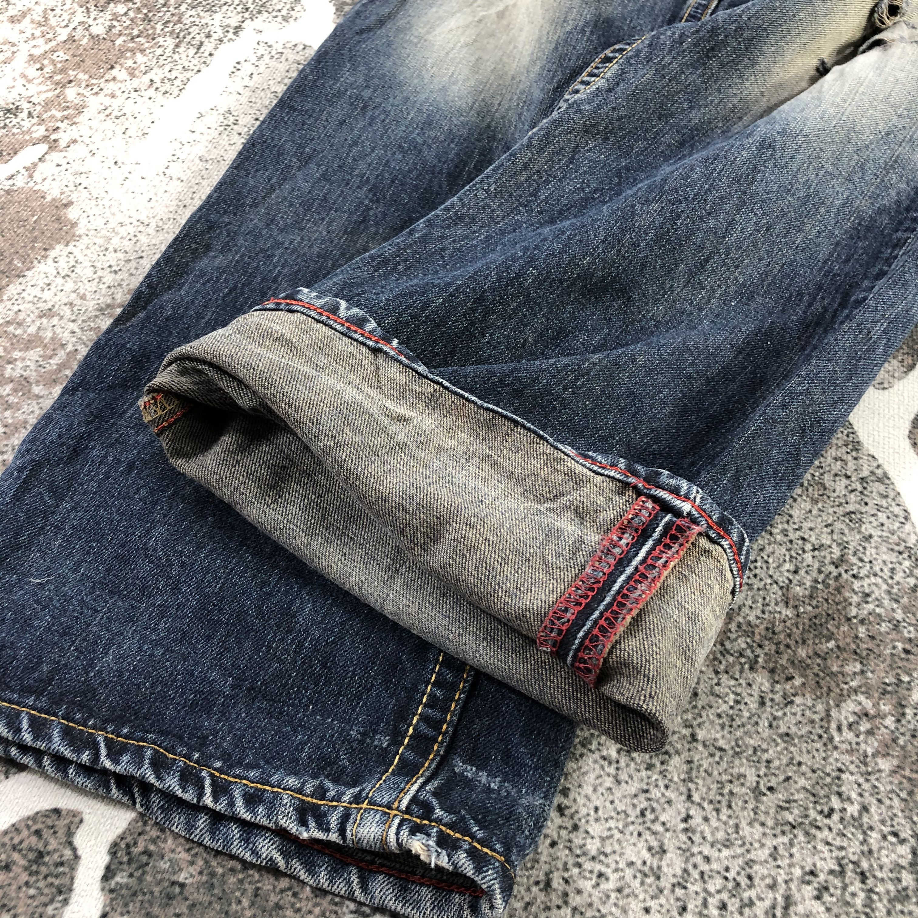 Edwin Vintage Edwin Jeans Distressed Denim KJ1431 Size US 30 / EU 46 - 6 Thumbnail