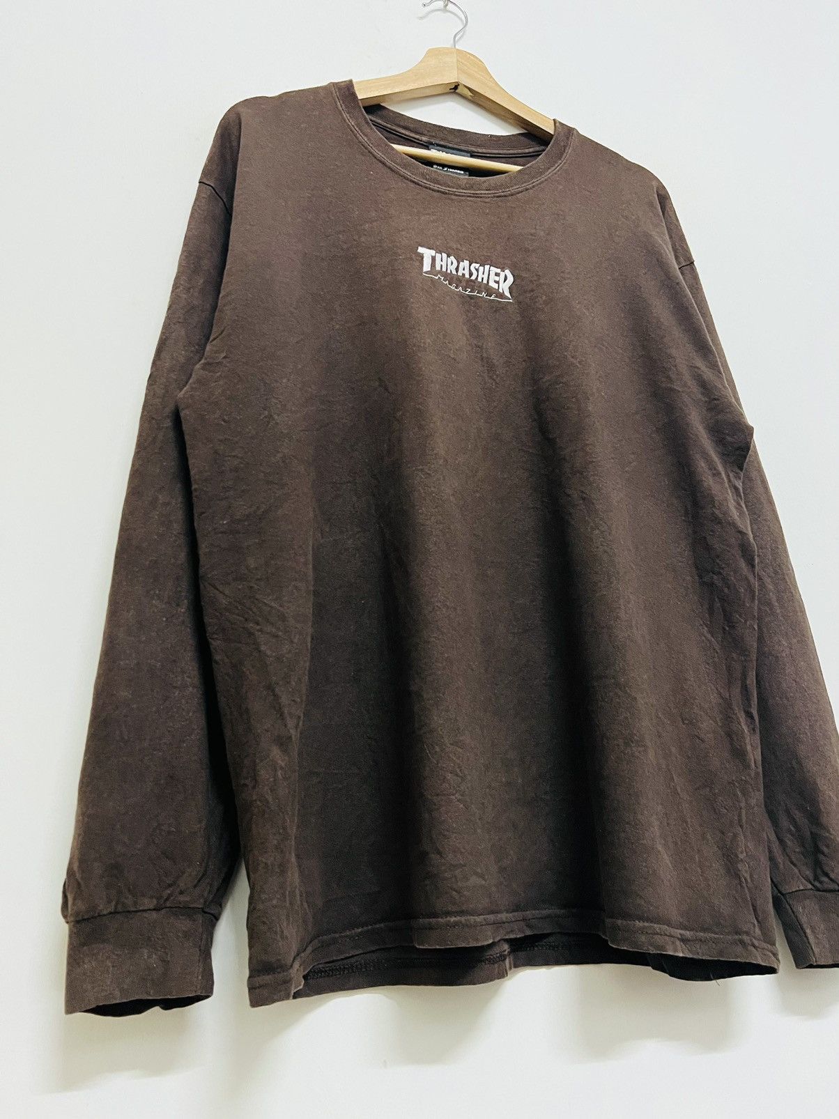 Thrasher × Vintage Vintage 90s THRASHER Magazine Skate Tee Size US L / EU 52-54 / 3 - 3 Thumbnail