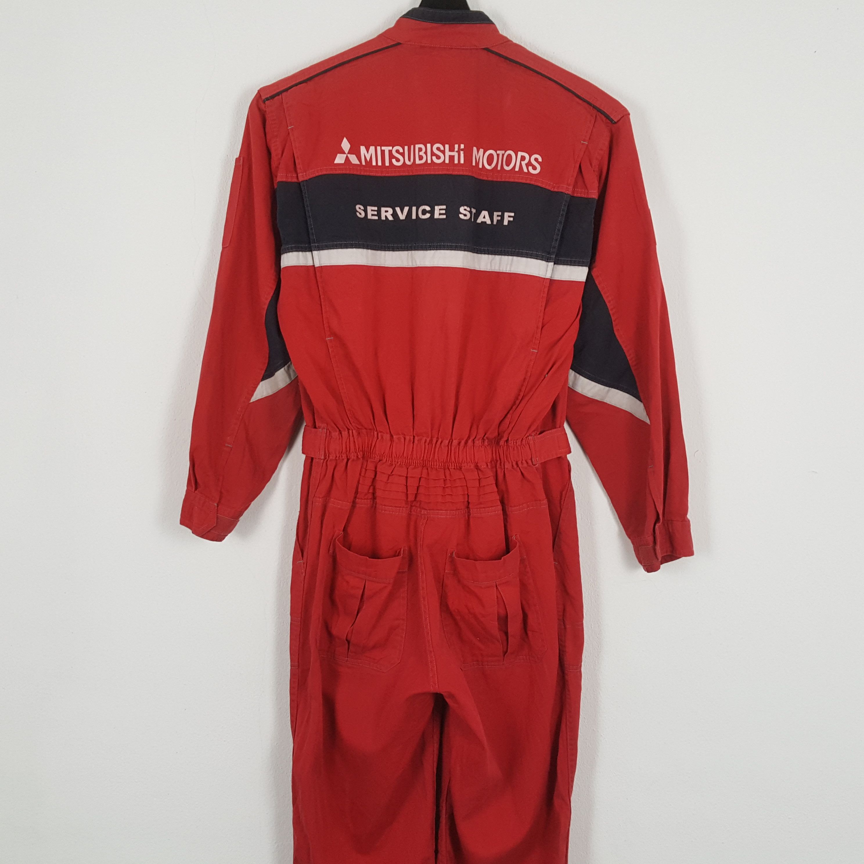 Vintage MITSUBISHI RALLI ART Japanese Motorsports Coverall Jacket Size US M / EU 48-50 / 2 - 2 Thumbnail