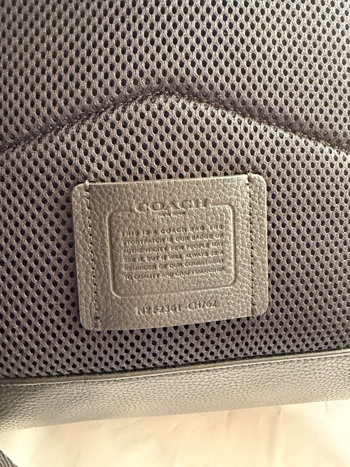 Coach Coach Charter Backpack in Signature Embossed Leather Size ONE SIZE - 4 Thumbnail