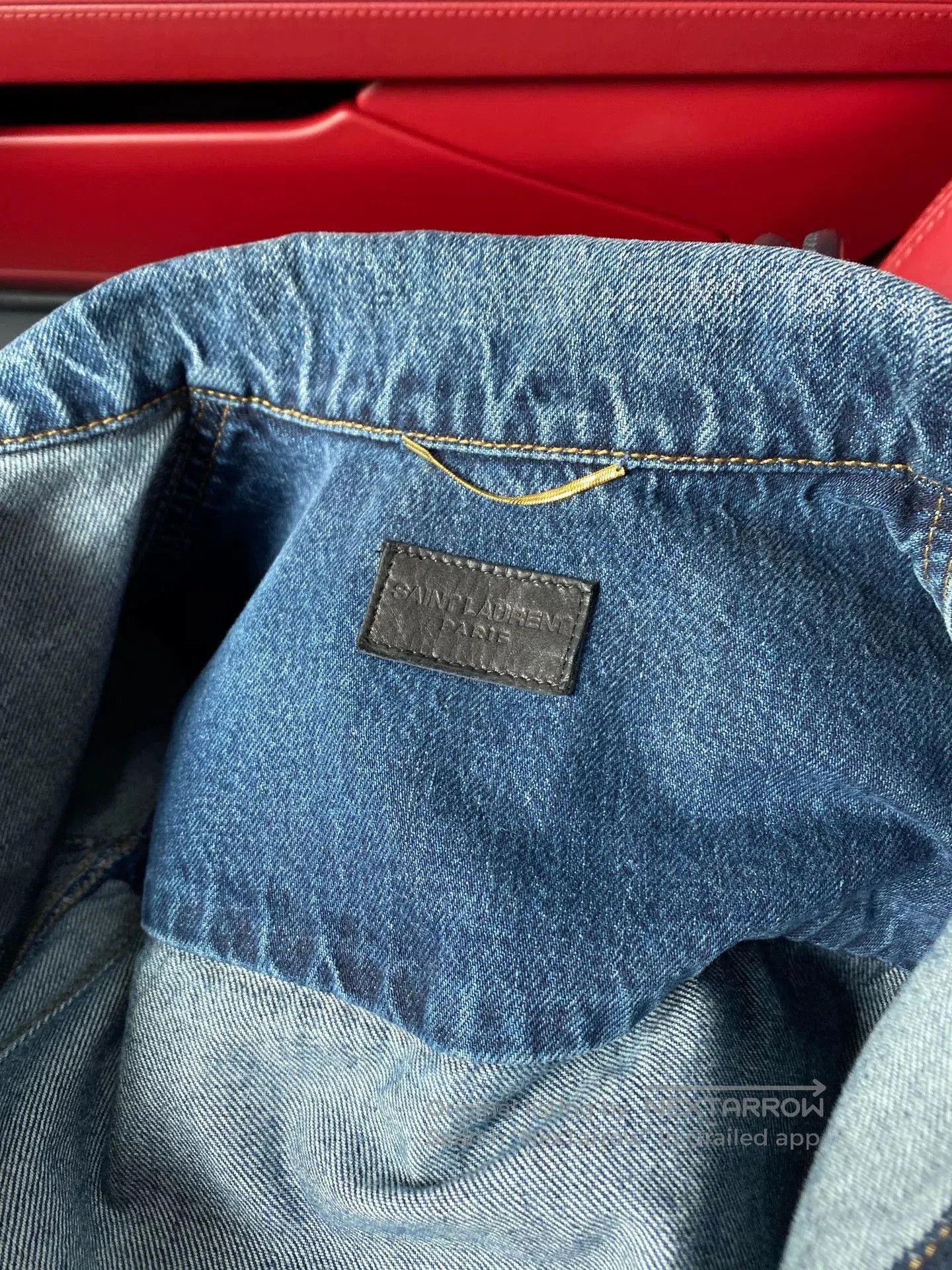 Saint Laurent Paris Saint Laurent Blue Denim Jacket. Size XS / US 0-2 / IT 36-38 - 4 Thumbnail