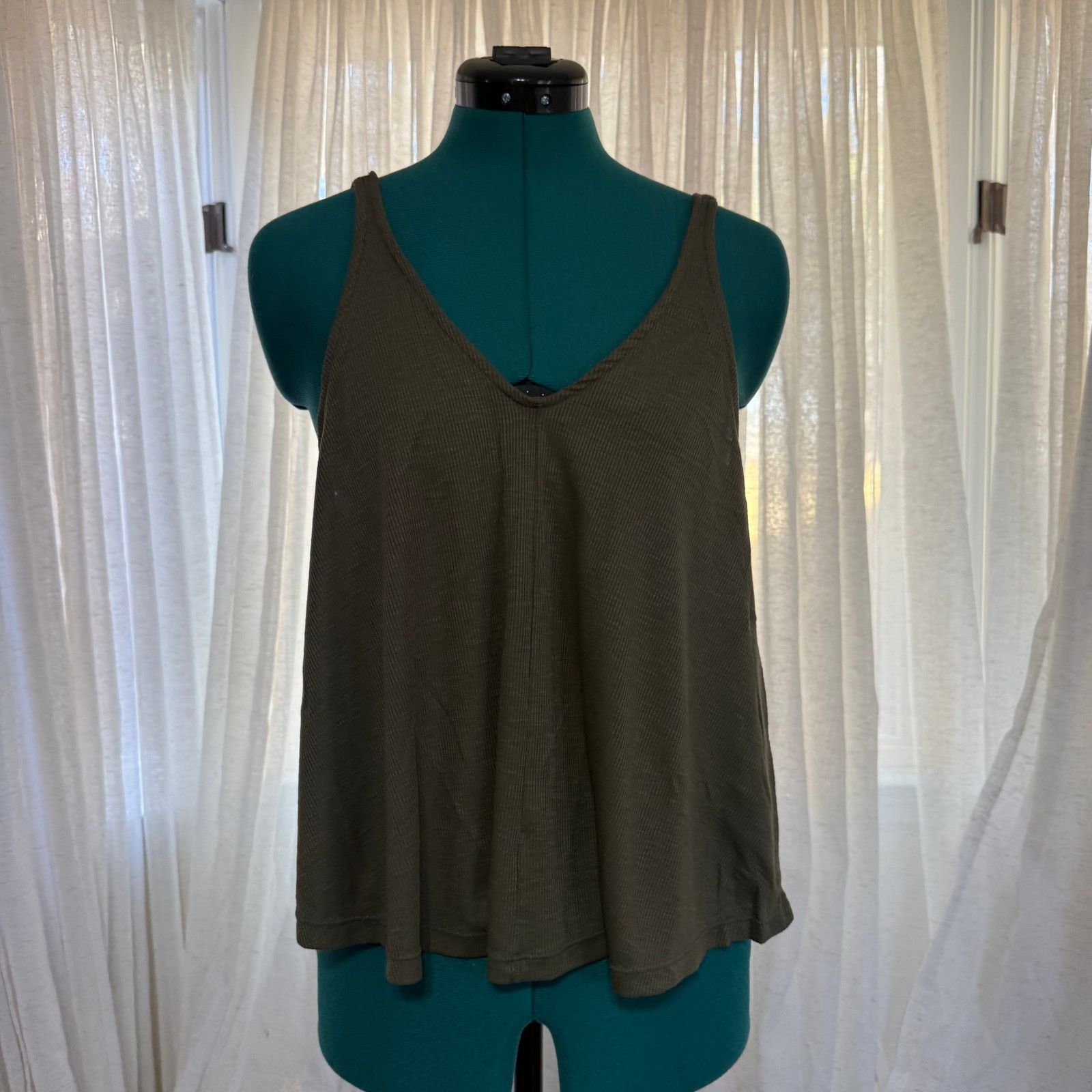 Free People Free People Ribbed Swing Tank Top | Sz S Size S / US 4 / IT 40 - 3 Thumbnail