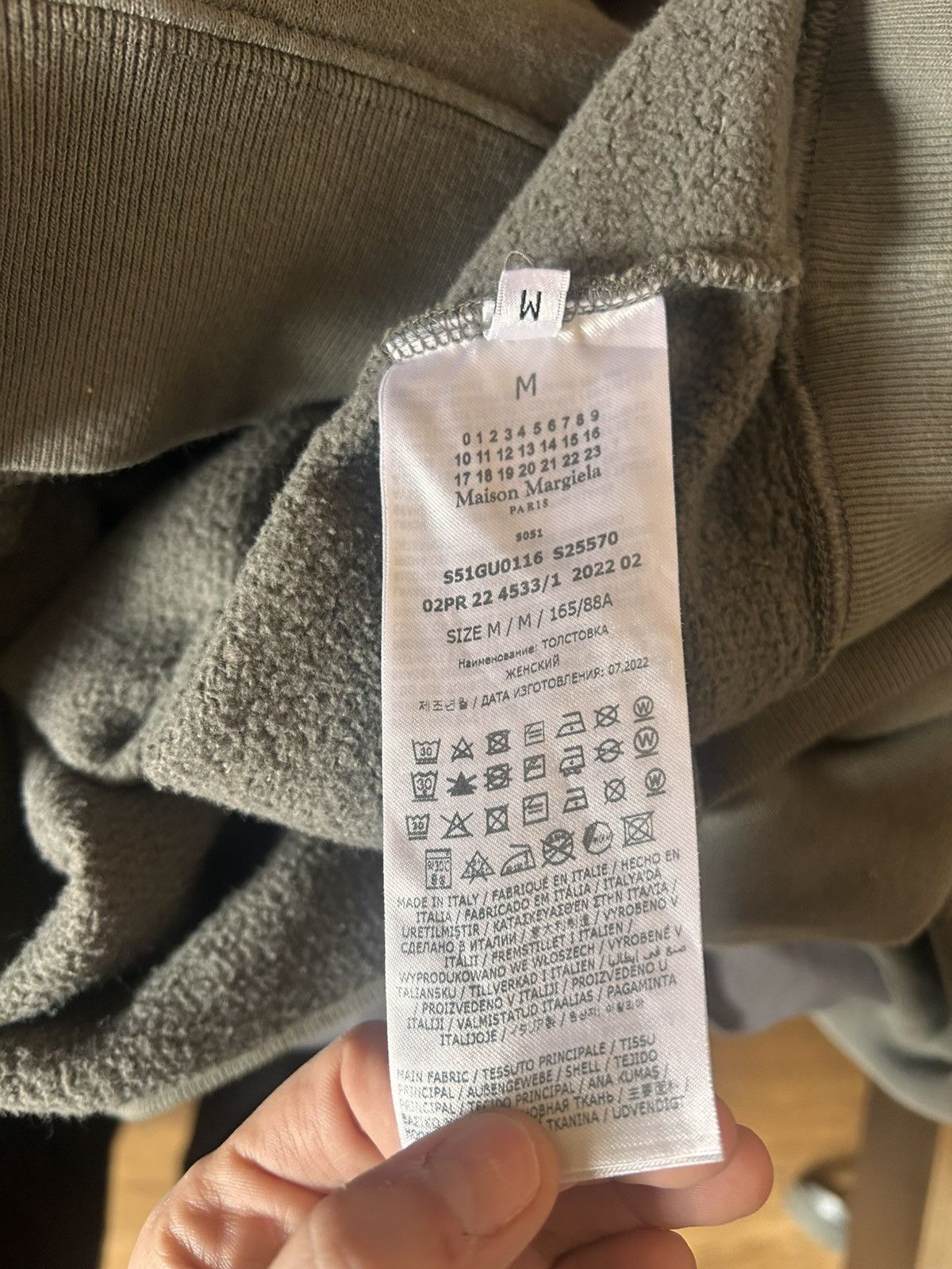 Maison Margiela Oversize Sweatshirt Maison Margiela Size US M / EU 48-50 / 2 - 8 Thumbnail
