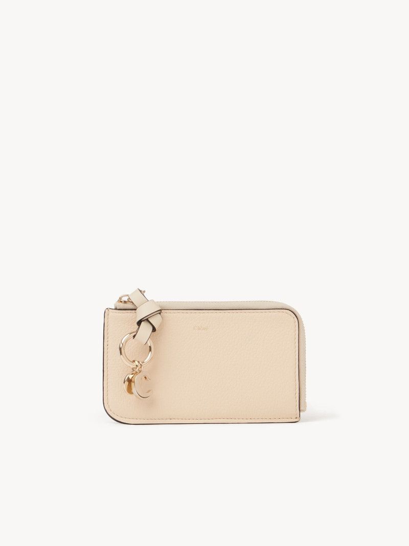 Chloe o1loc1c10226 Size: OS / Alphabet Card Holder in Sweet Beige Size ONE SIZE - 1 Thumbnail