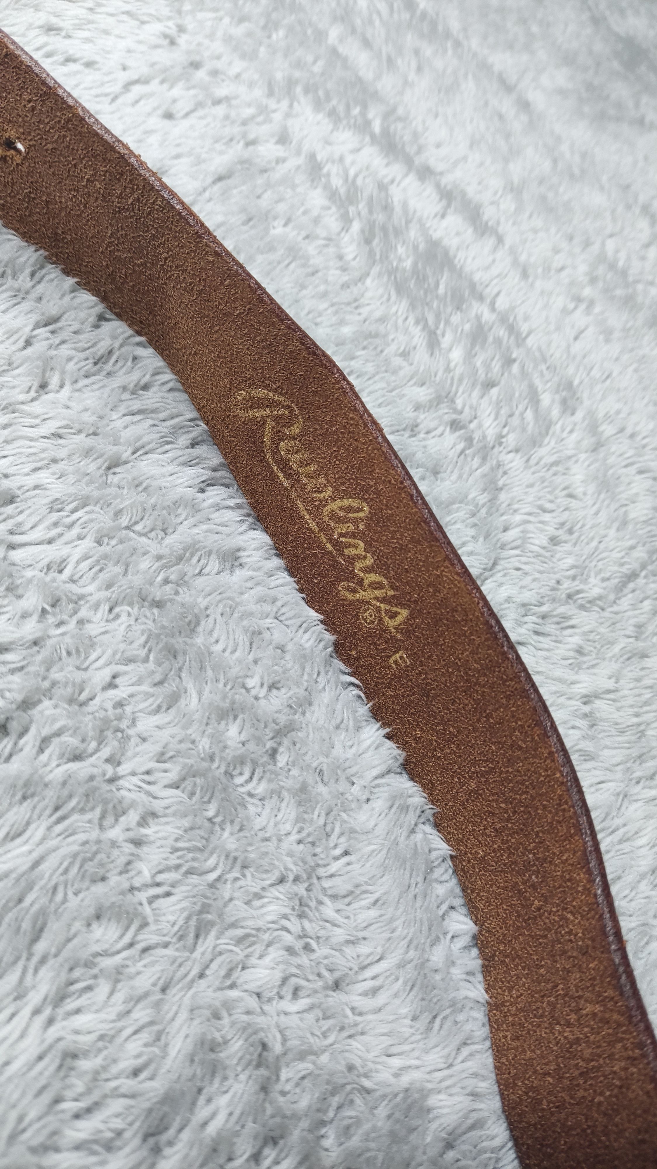 Japanese Brand VINTAGE RAWLINGS JAPAN LEATHER BELT Size ONE SIZE - 9 Thumbnail