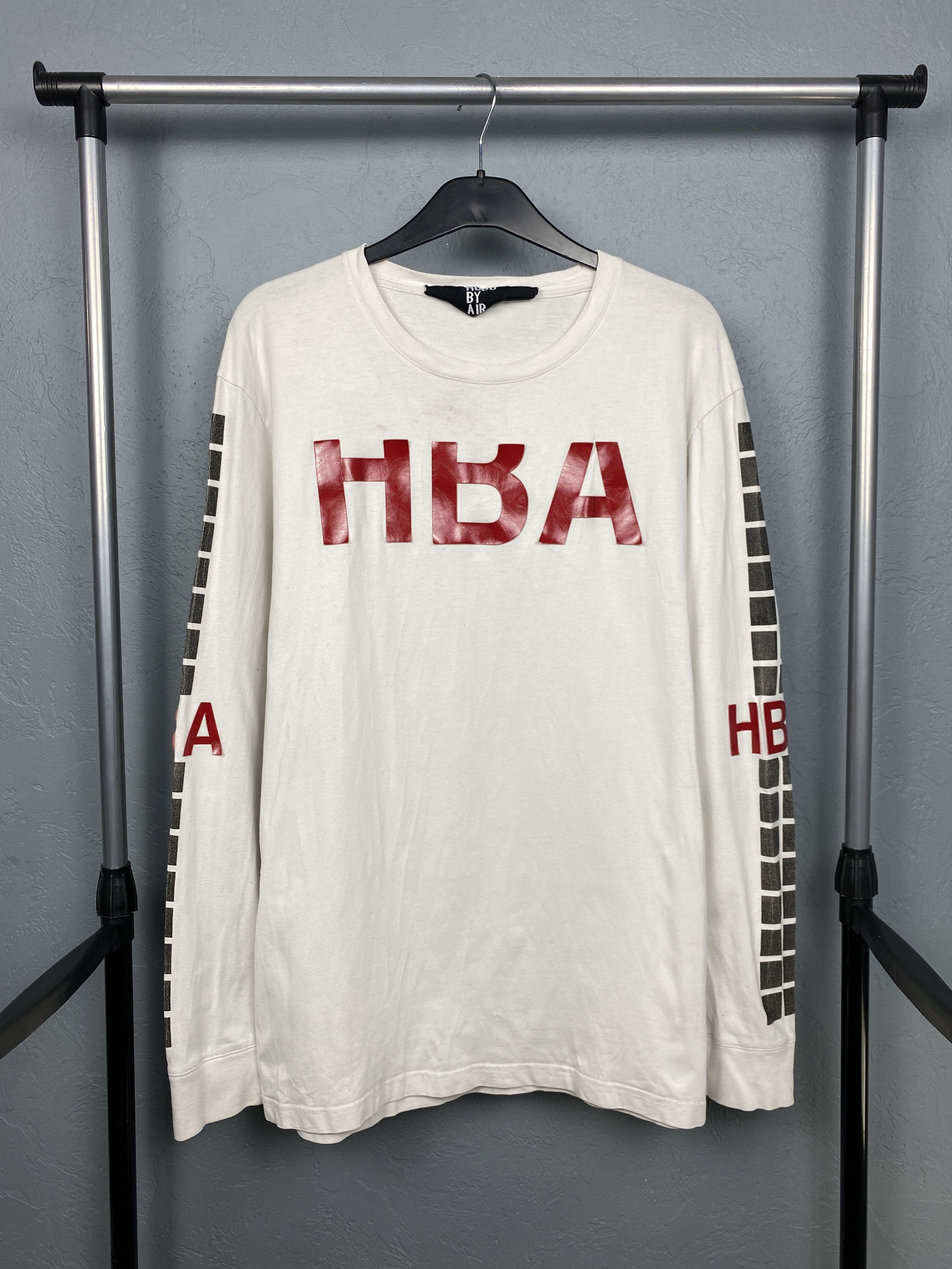 Hood By Air HBA Hood by Air Distressed Long Sleeve T-Shirt Tee