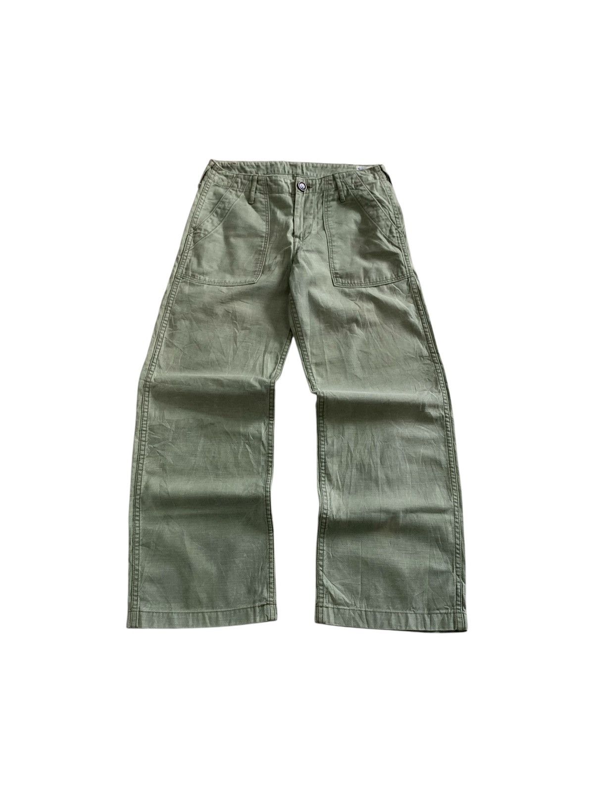 Orslow Offer📦Orslow Military Sateen OG Buckle Back Trousers Size US 30 / EU 46 - 1 Thumbnail