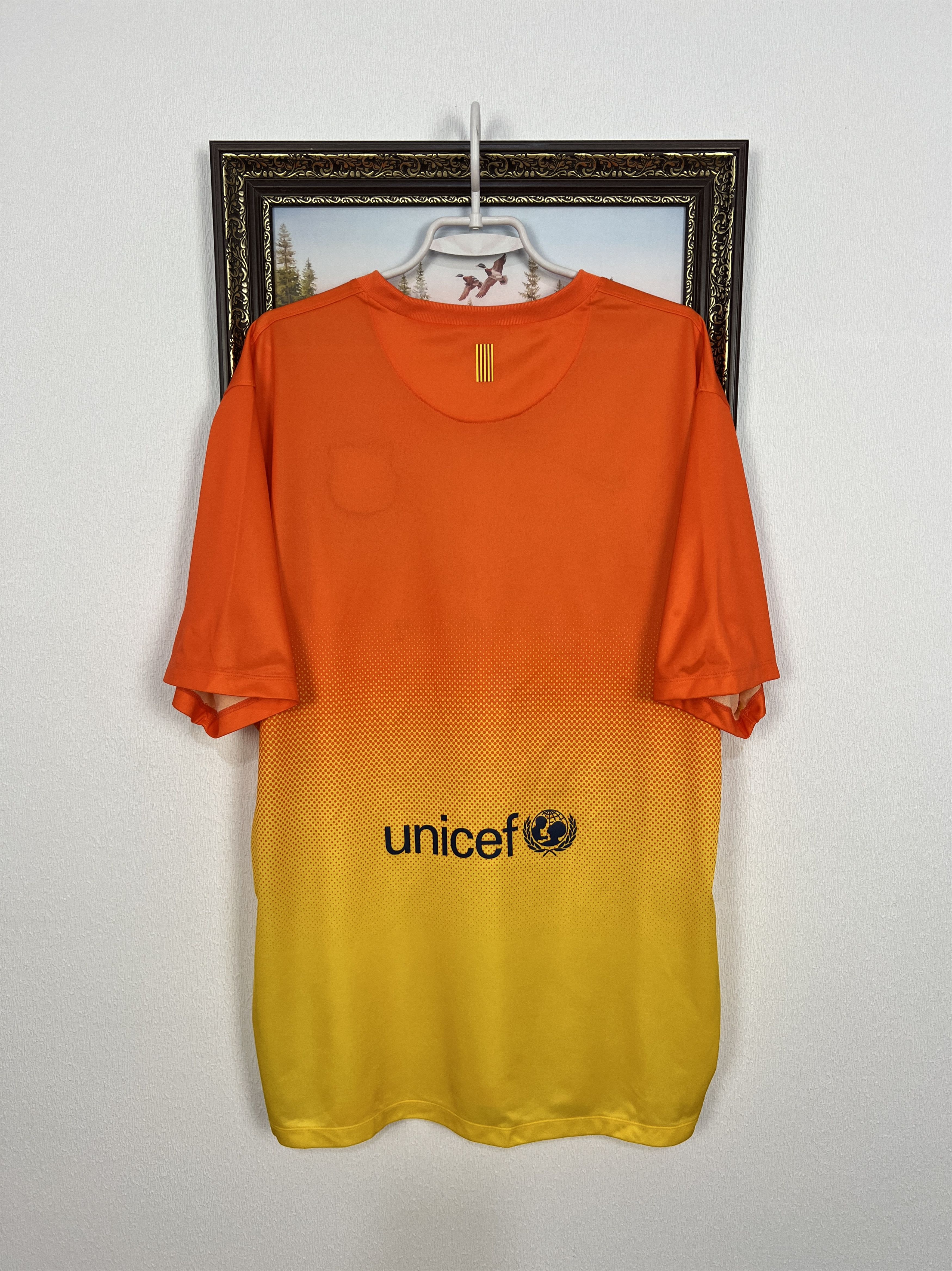 Nike Barcelona Away football shirt 2012 Soccer Nike Jersey Mens Size US XXL / EU 58 / 5 - 15 Thumbnail