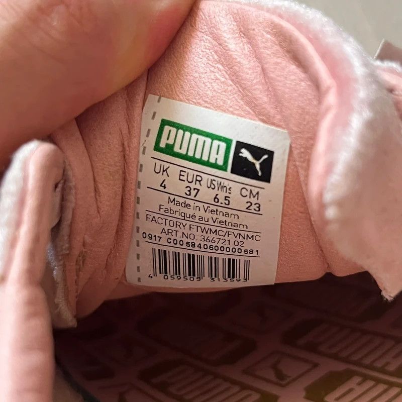 Puma Puma Suede Platform Pink Skateboarding Shoes Size US 6.5 / IT 36.5 - 9 Thumbnail