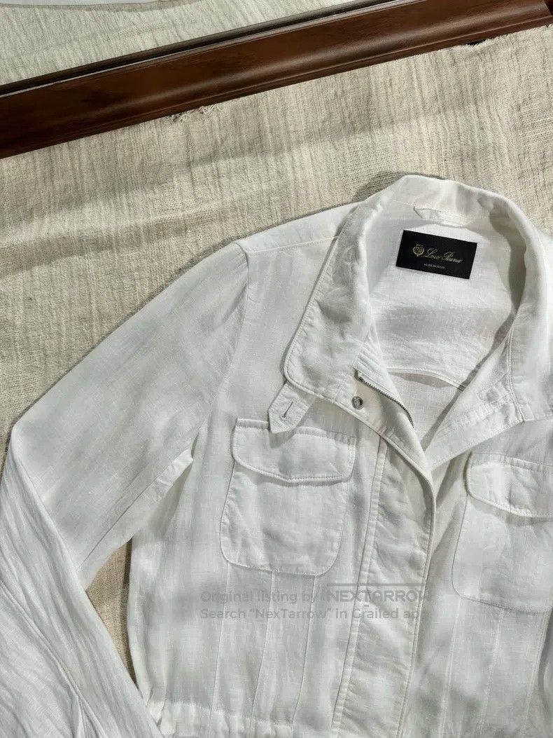 Loro Piana Loro Piana Traveleller Series Traveler Linen Jacket, Women Size S / US 4 / IT 40 - 6 Thumbnail