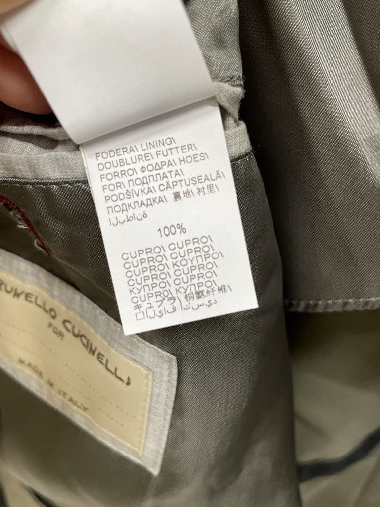 Brunello Cucinelli BRUNELLO CUCINELLI Wool Nylon Charcoal Utility Jacket Size US L / EU 52-54 / 3 - 15 Thumbnail