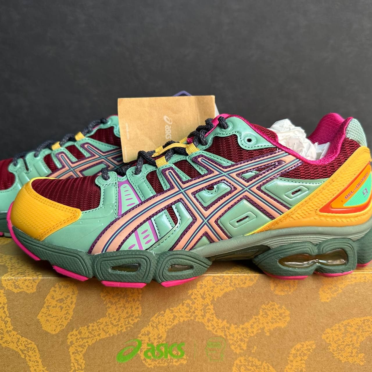 Asics × Brain Dead Asics x Brain Dead Rare New Gel Nimbus 9 Size US 11 / EU 44 - 1 Thumbnail